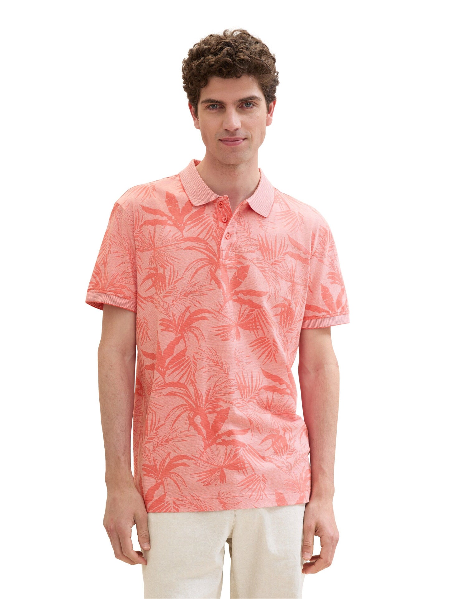 Tom Tailor Herren Poloshirt rot