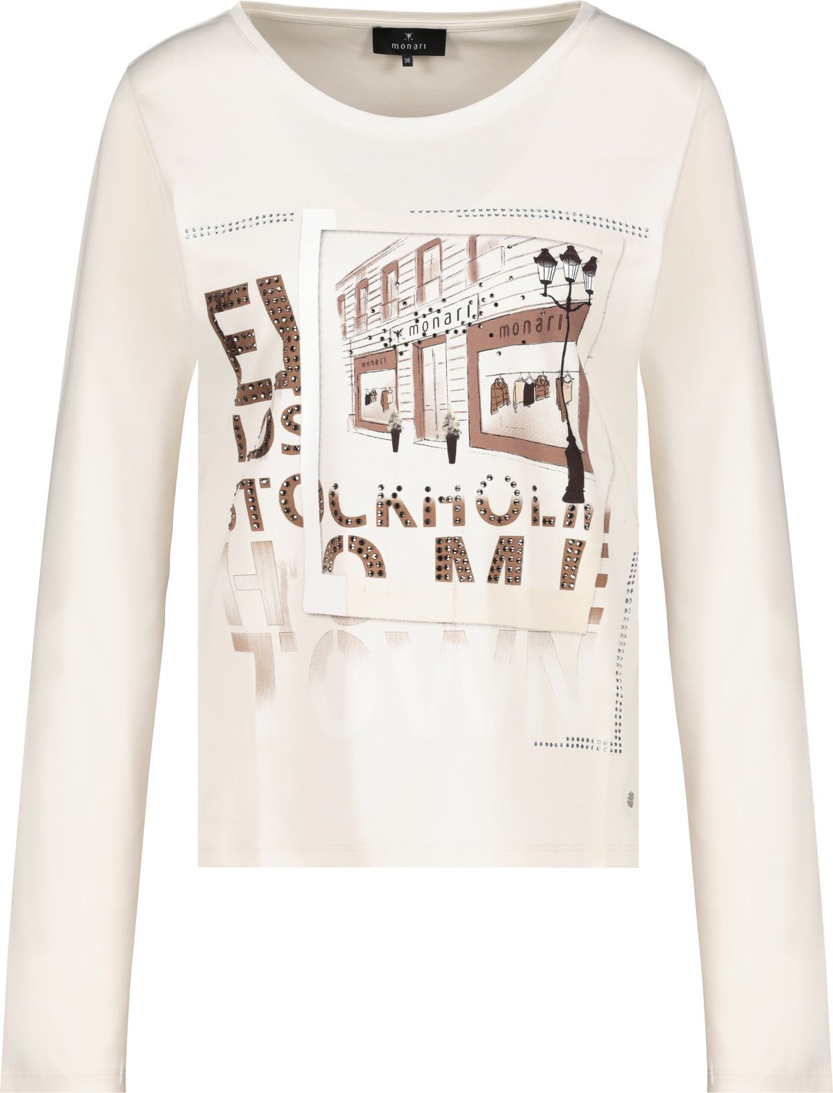 Monari Damen Longsleeve beige