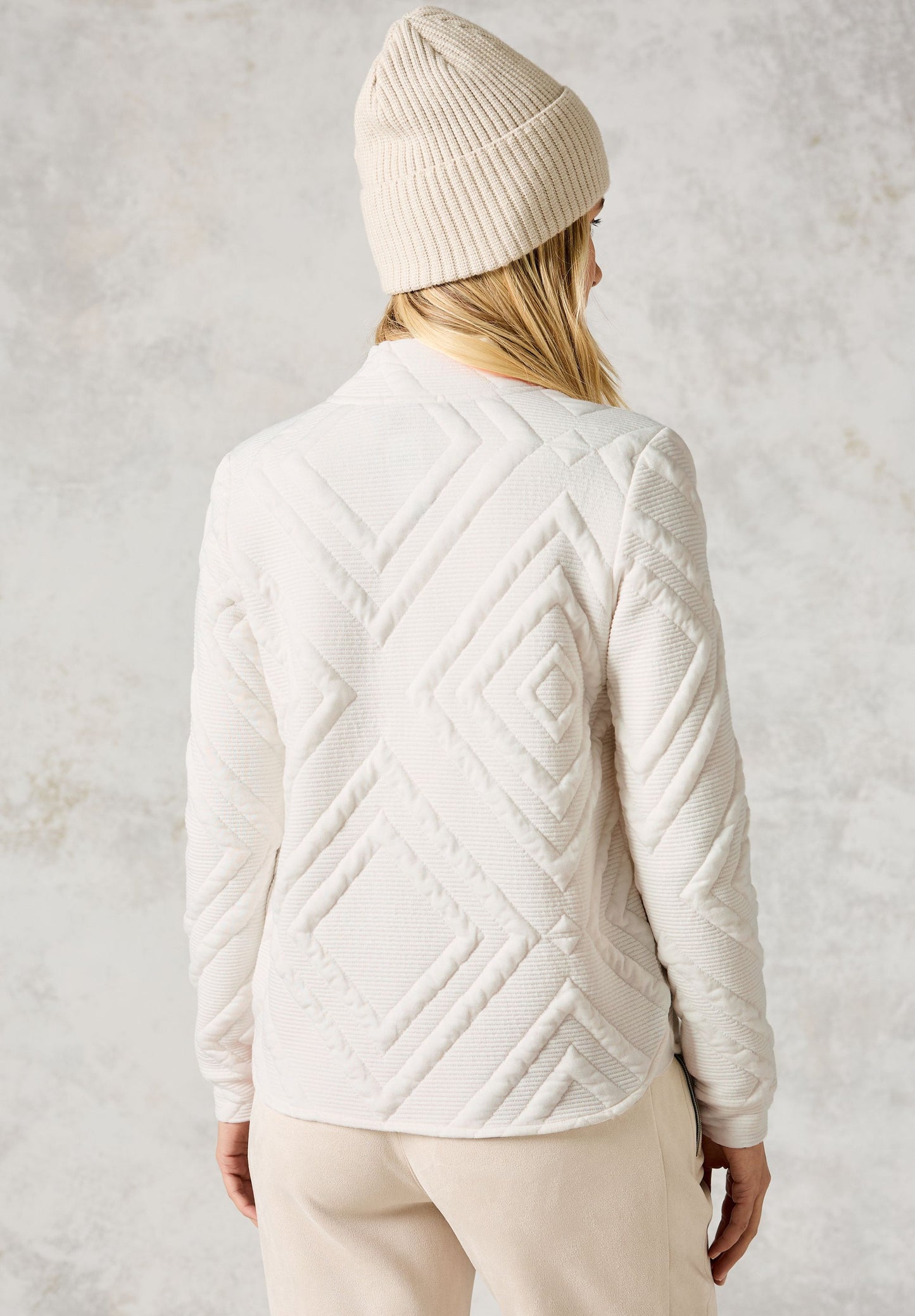 Cecil Damen Sweatjacke weiß