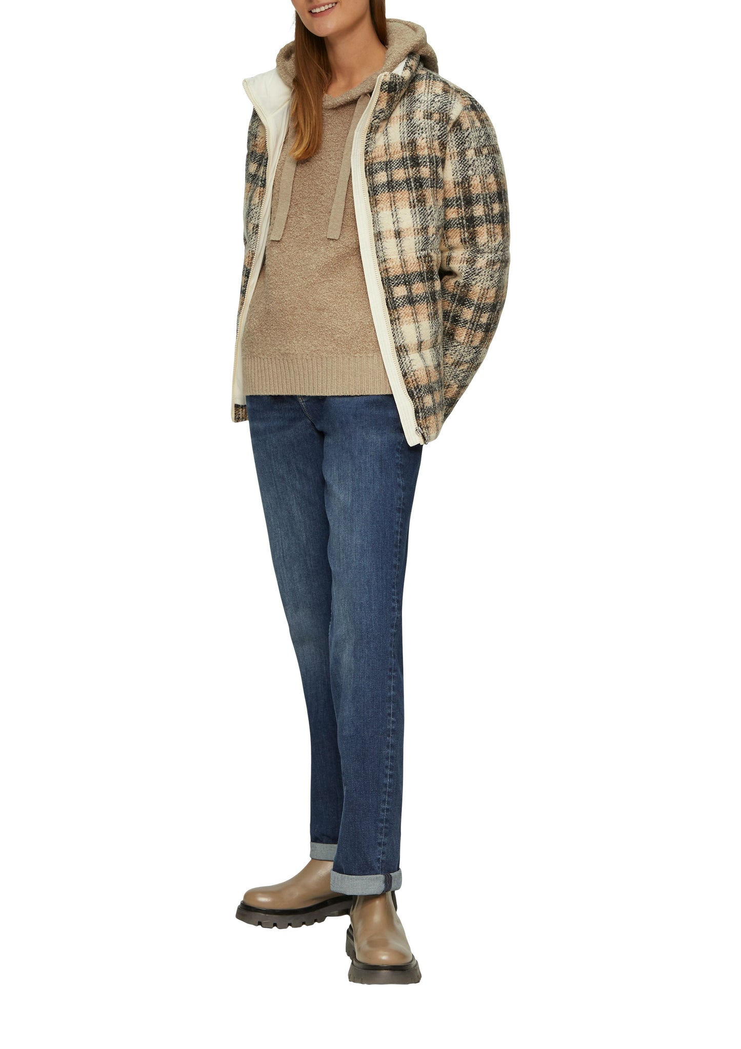 s. Oliver Damen Strickpullover braun