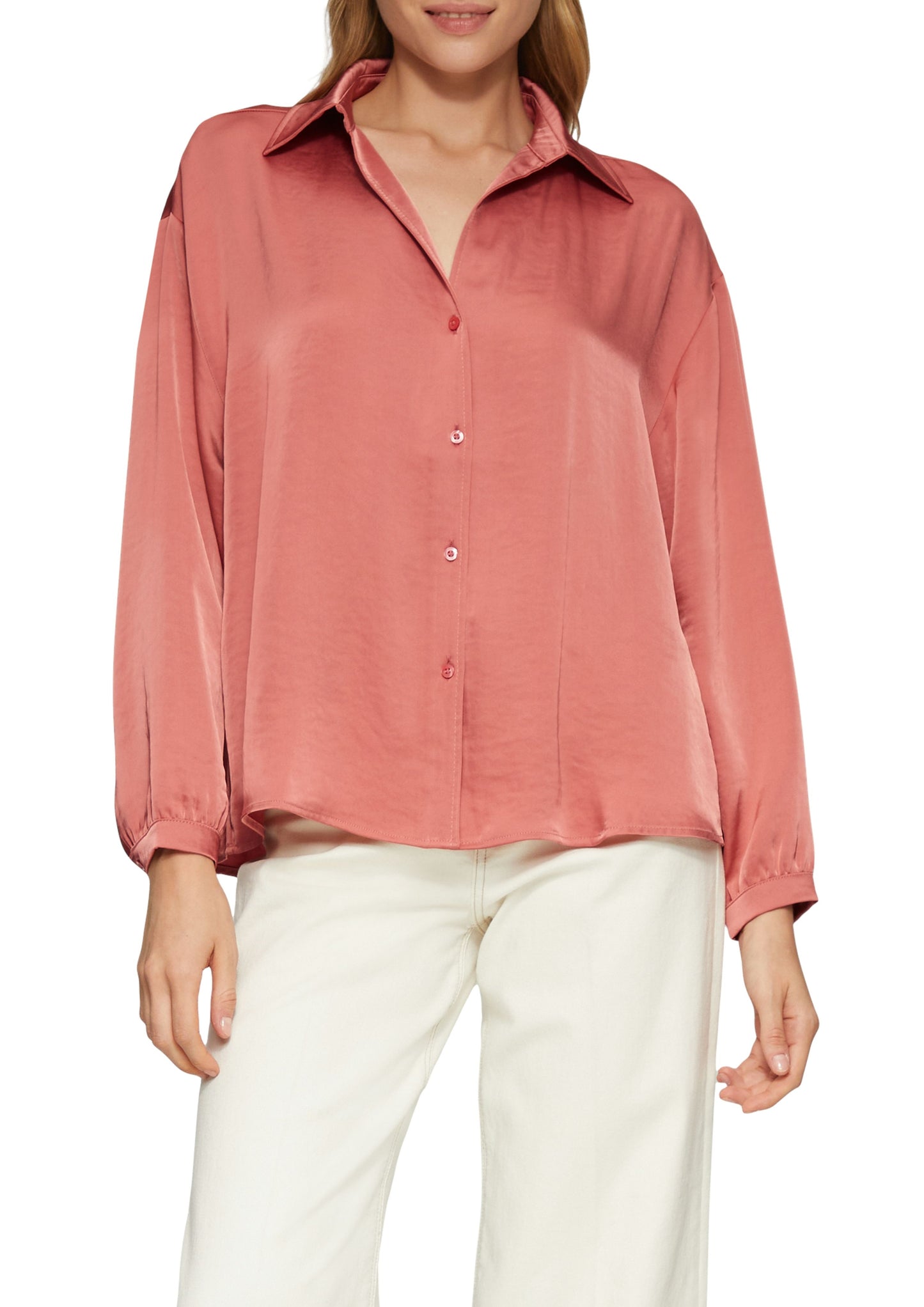 s. Oliver Damen Bluse orange