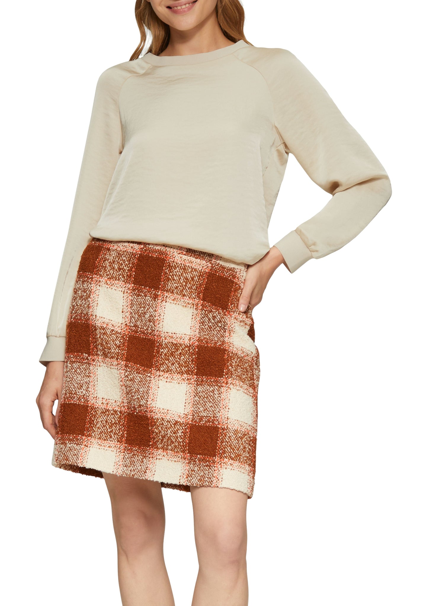 s. Oliver Damen Bluse beige