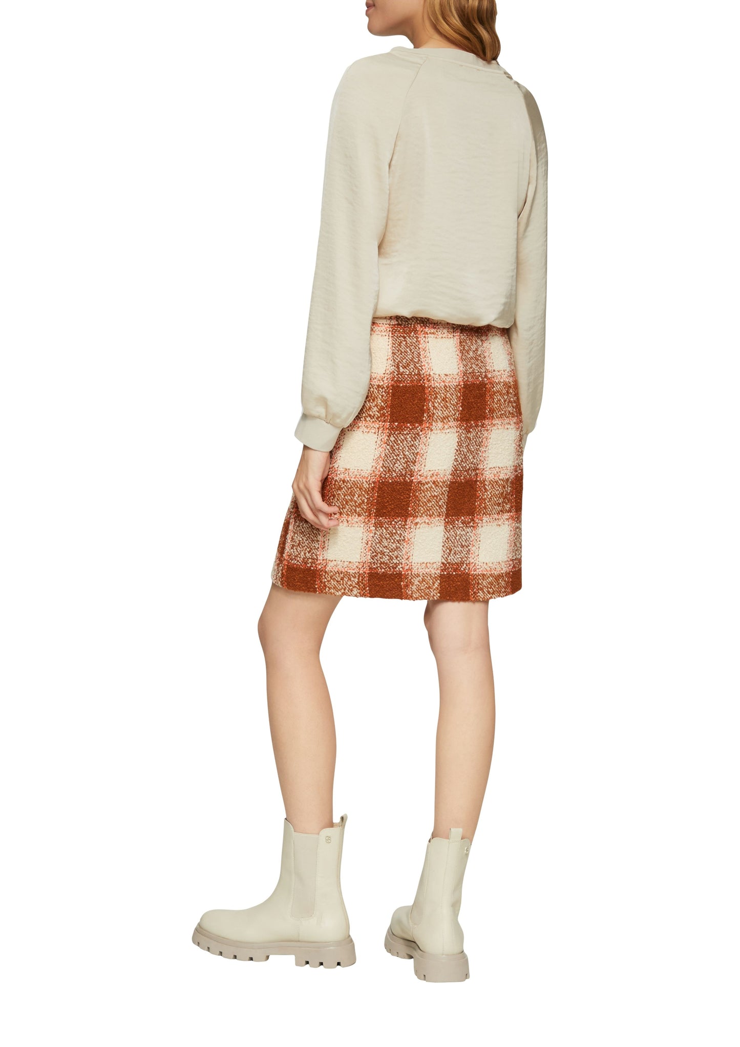 s. Oliver Damen Bluse beige