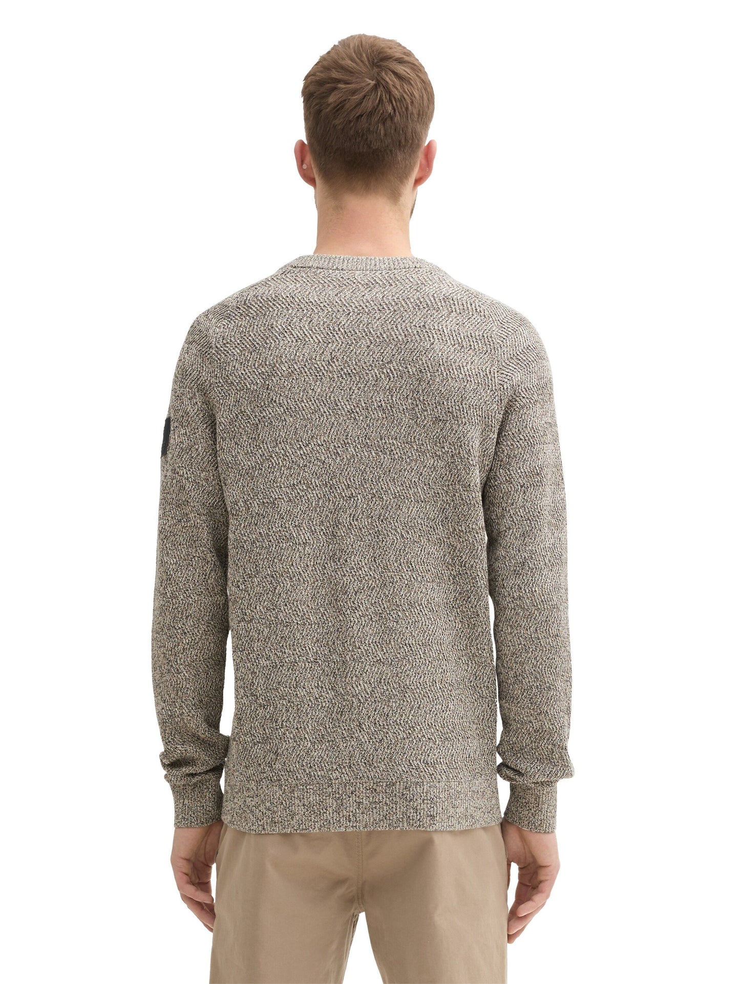Tom Tailor Herren Strickpullover beige