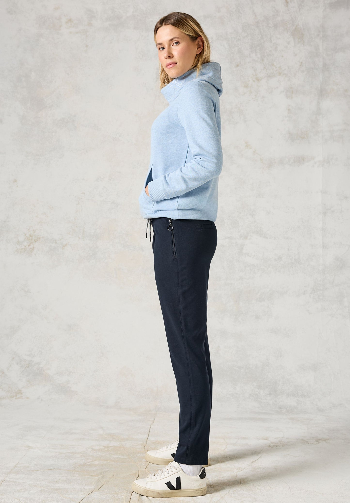 Cecil Damen Hose blau