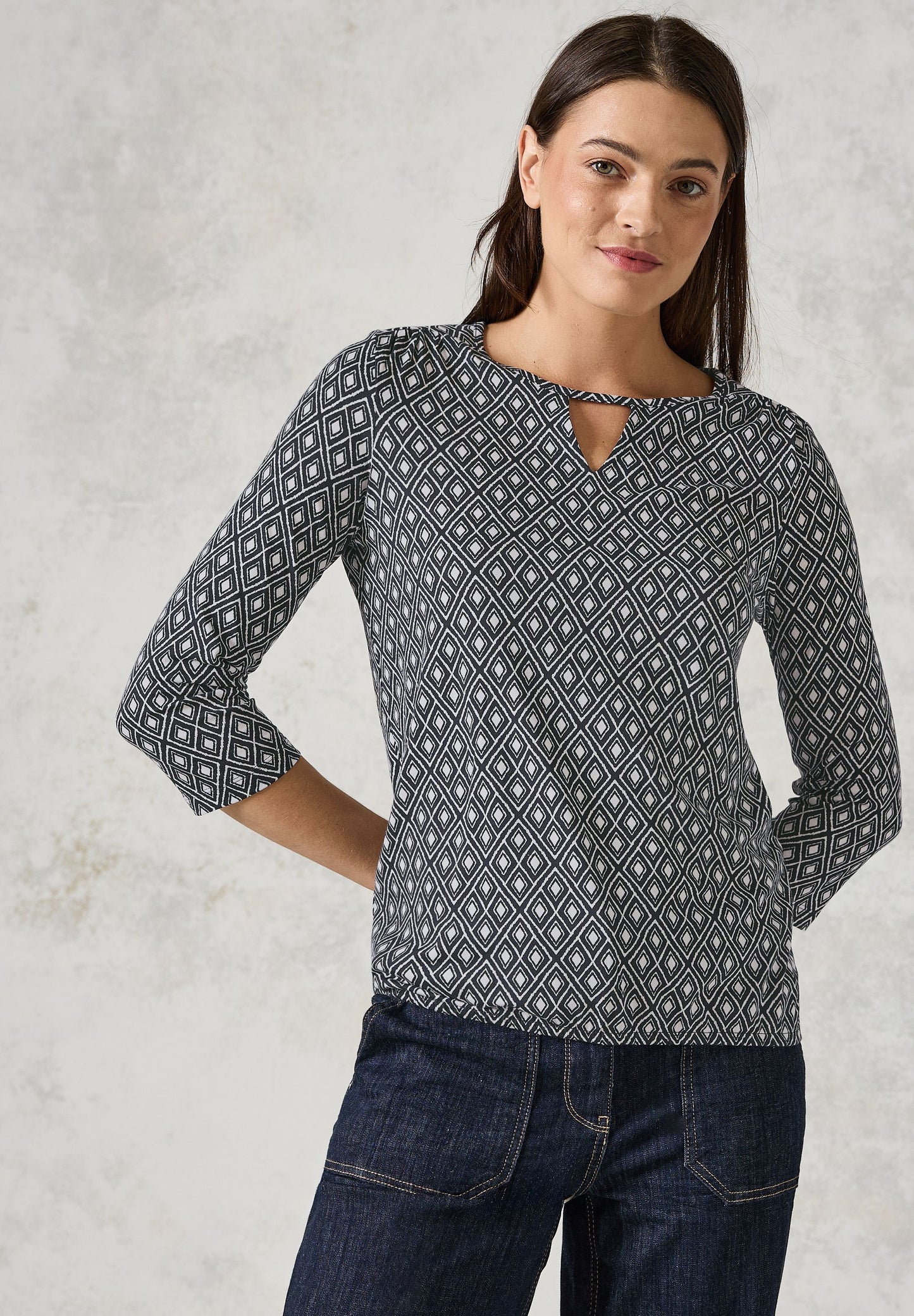 Cecil Damen Bluse grau