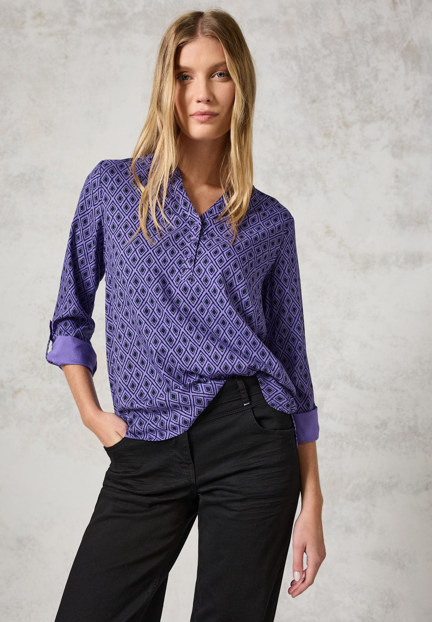 Cecil Damen Bluse violett
