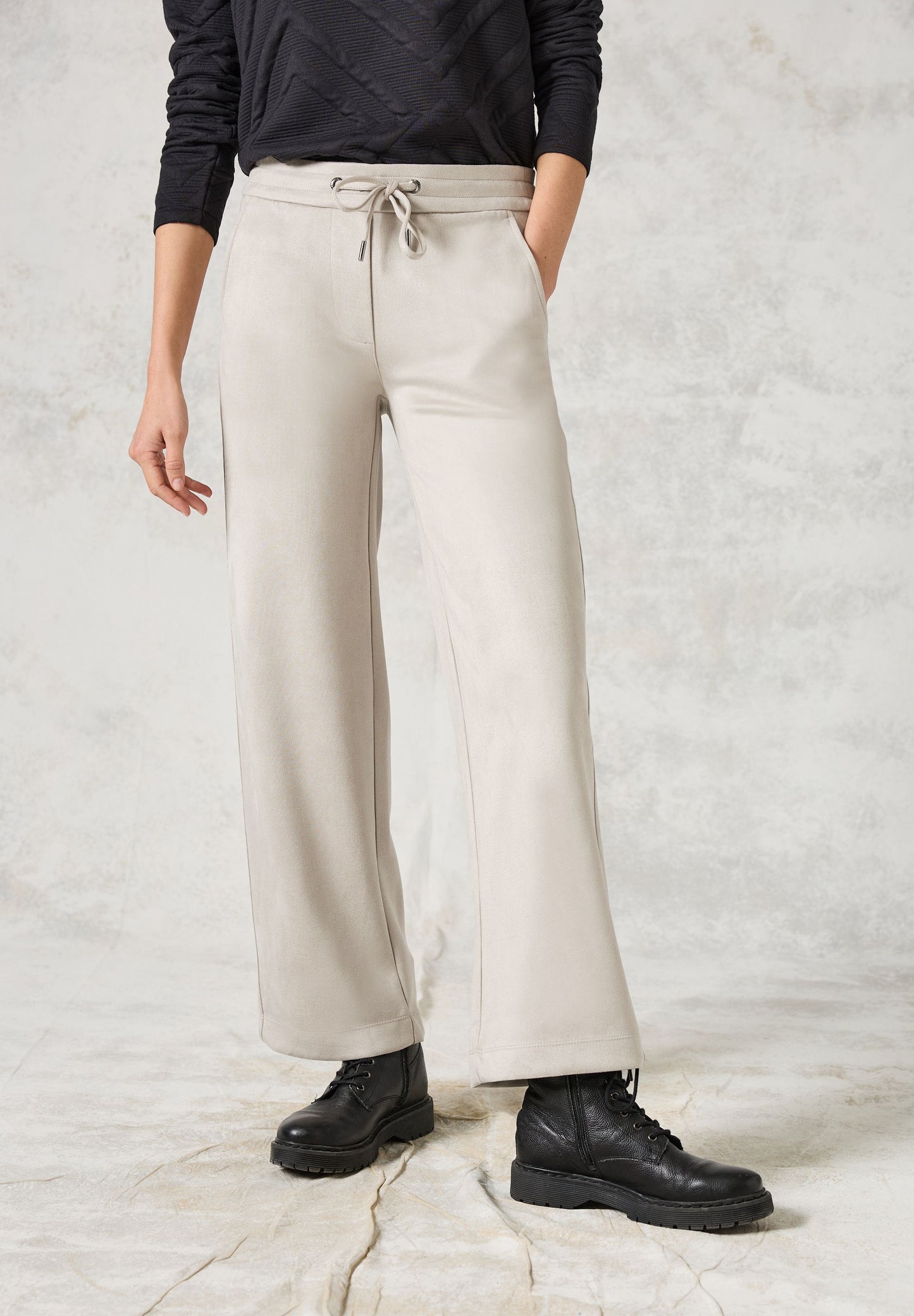 Cecil Damen Hose grau