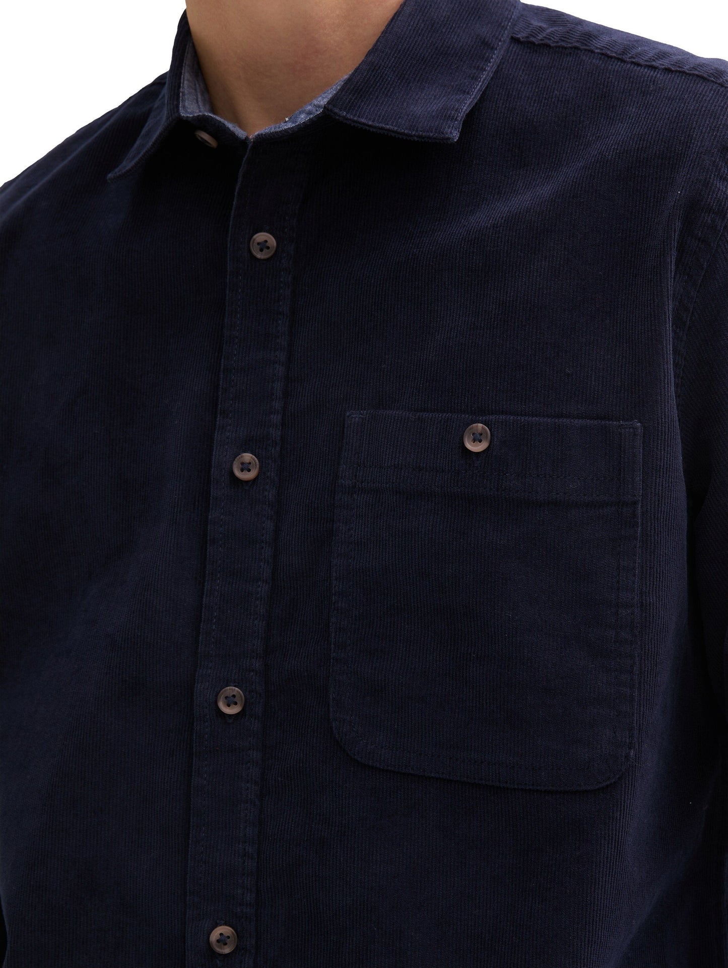 Tom Tailor – Tom Tailor Herren Stretch Cord Hemd