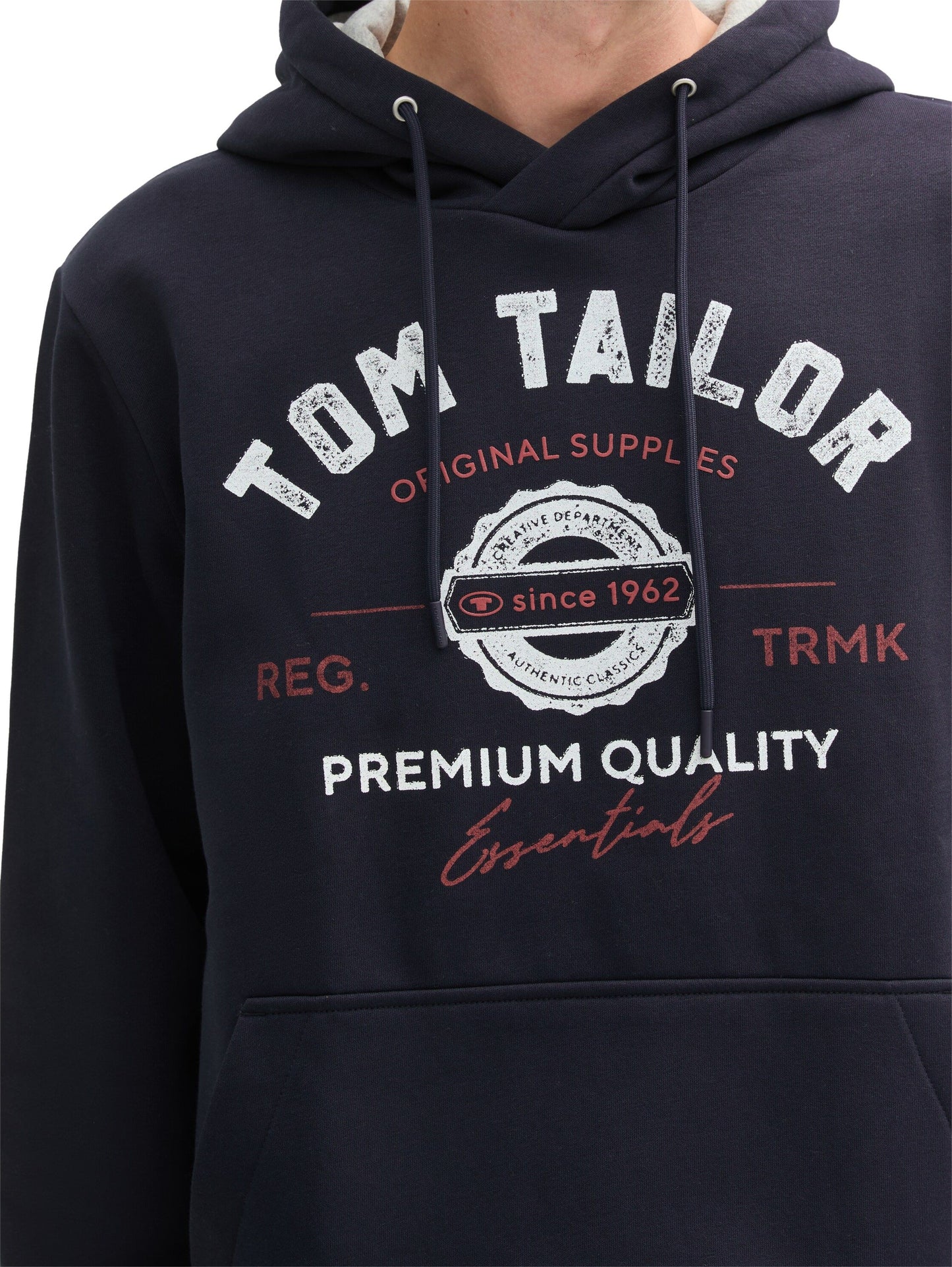 Tom Tailor Herren Hoodie blau