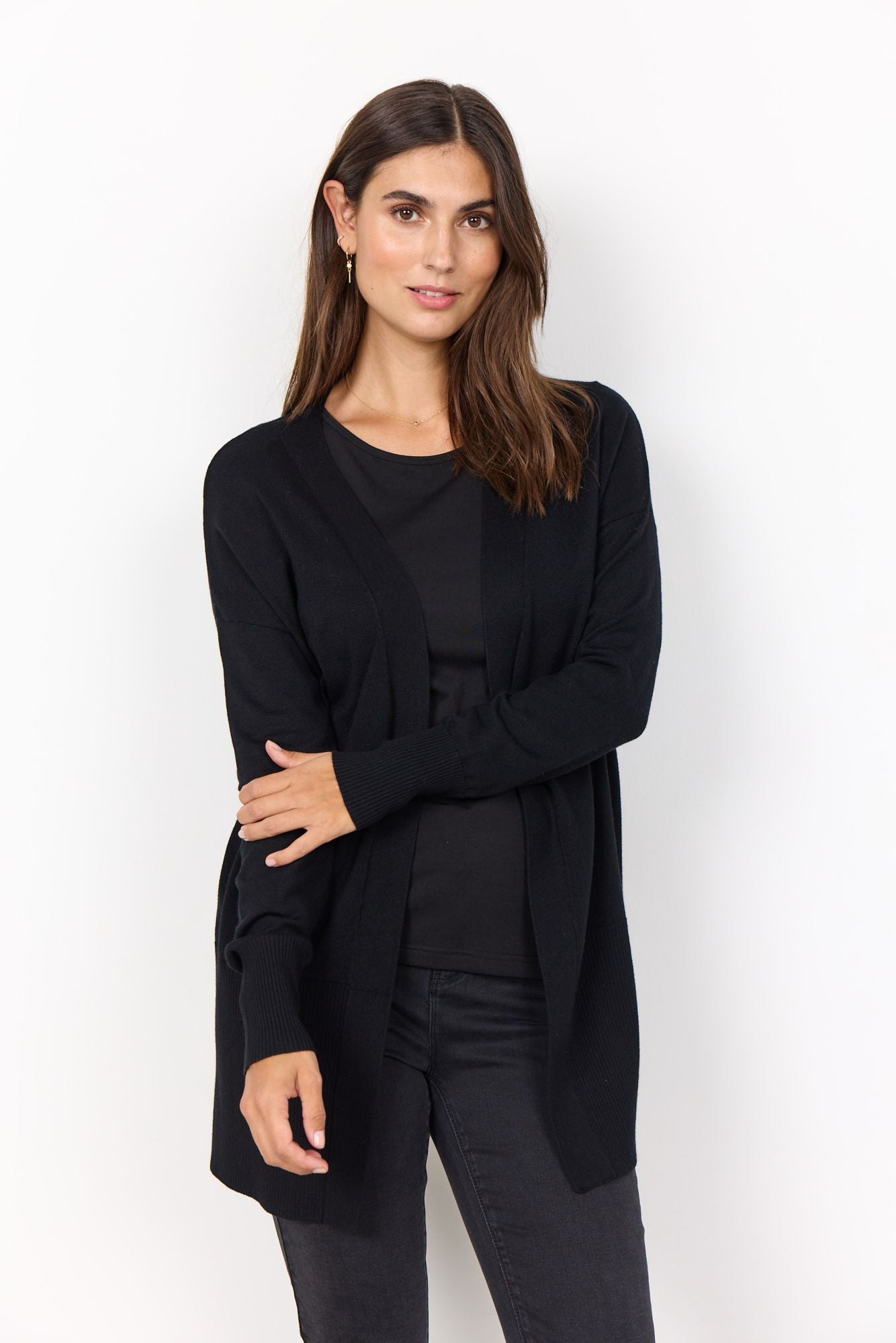 Soyaconcept Damen Strickjacke DOLLIE 523 schwarz