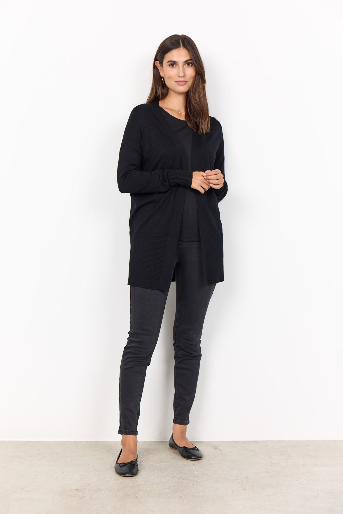 Soyaconcept Damen Strickjacke DOLLIE 523 schwarz
