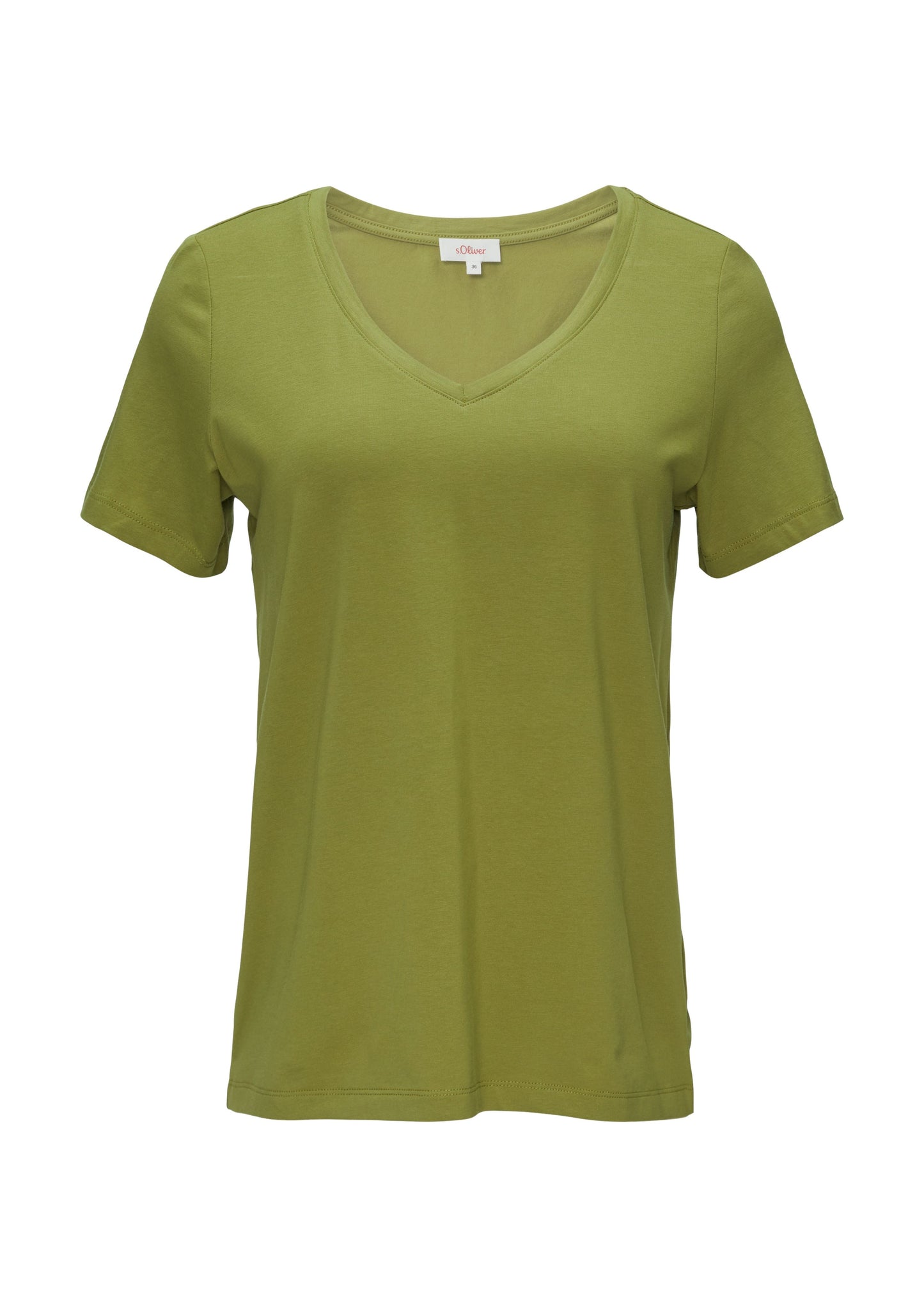s. Oliver Damen T-Shirt grün