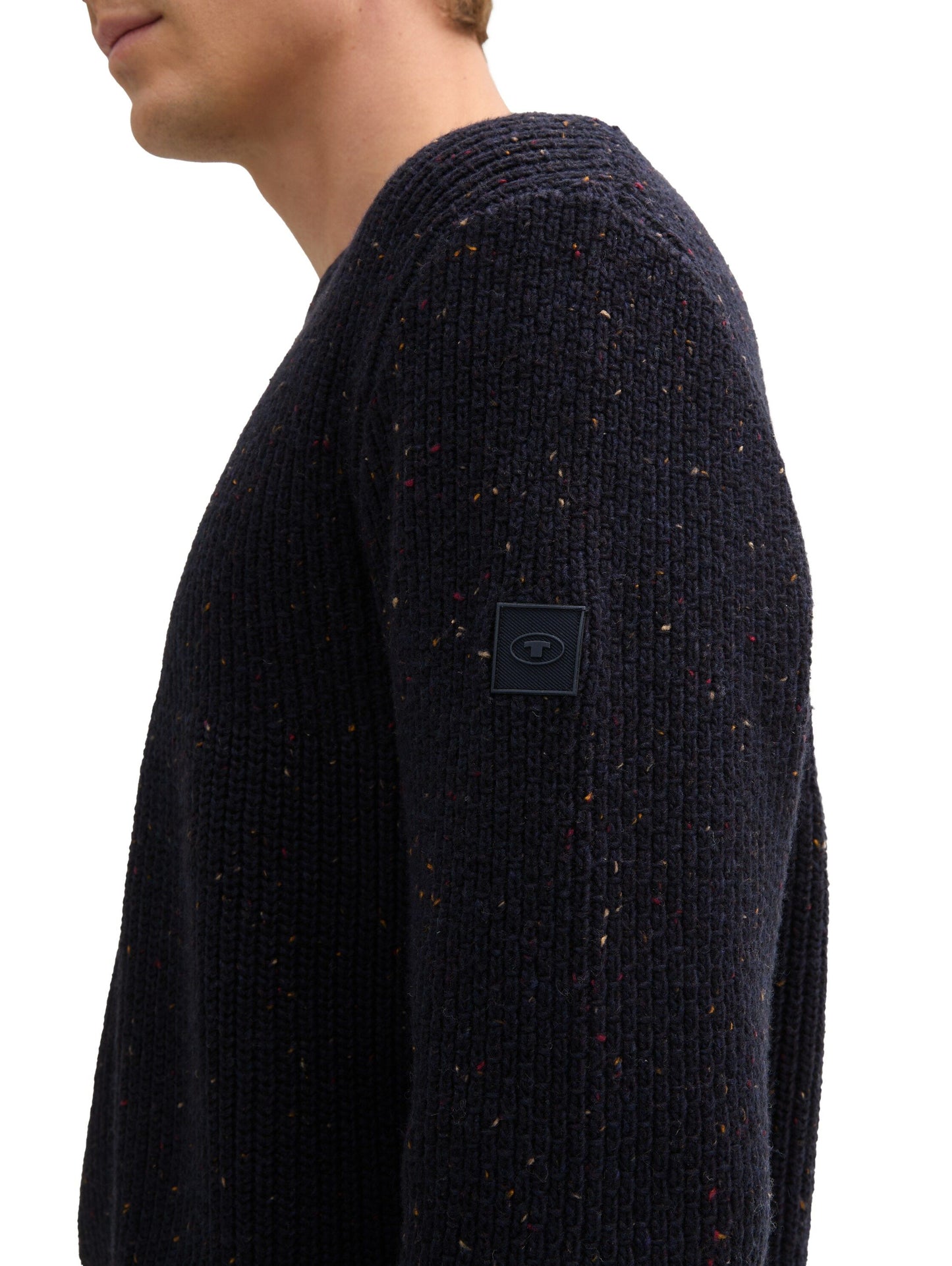 Tom Tailor – Tom Tailor Herren Strickpullover mit Strukturmix
