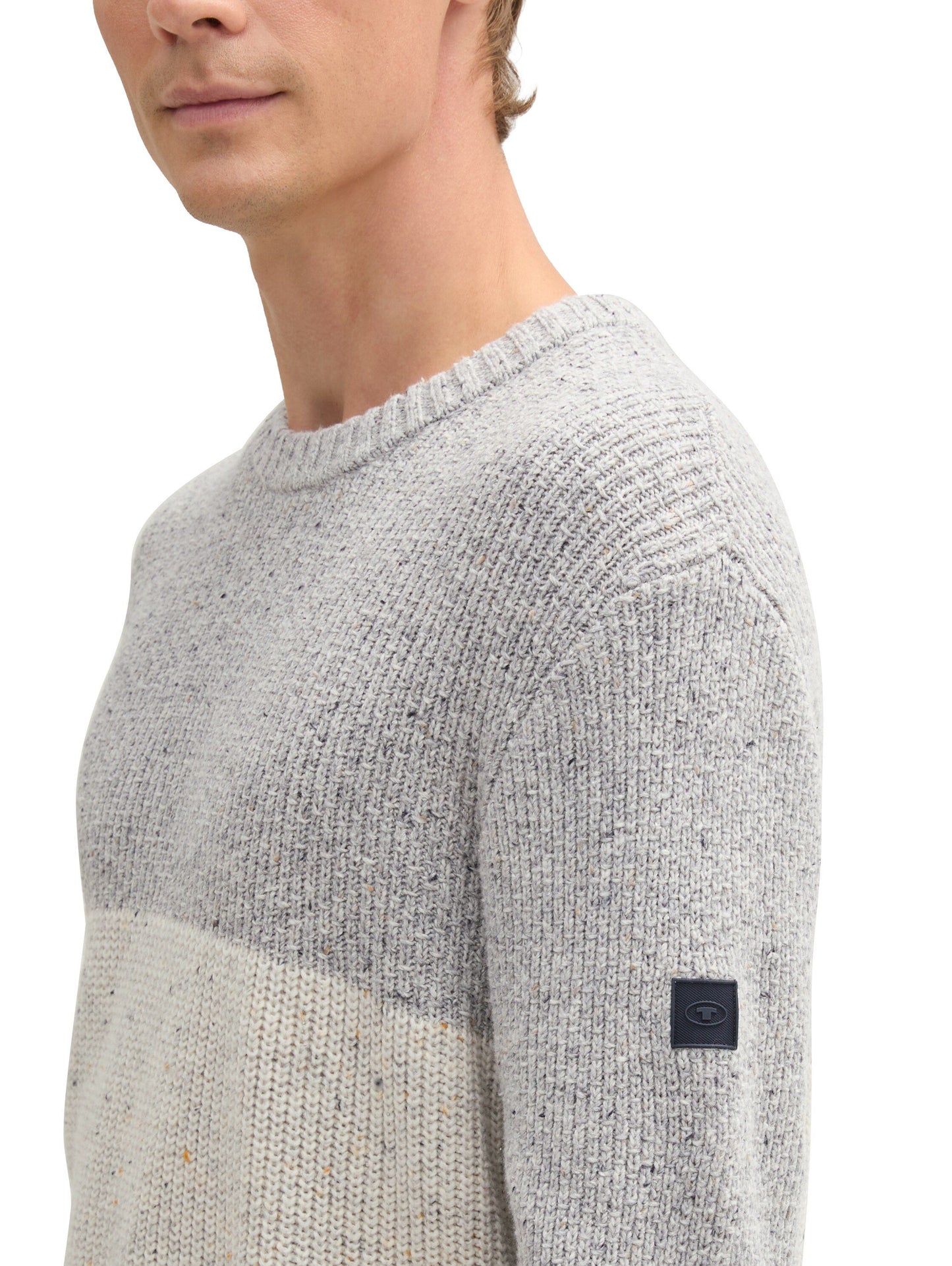 Tom Tailor – Tom Tailor Herren Strickpullover mit Strukturmix