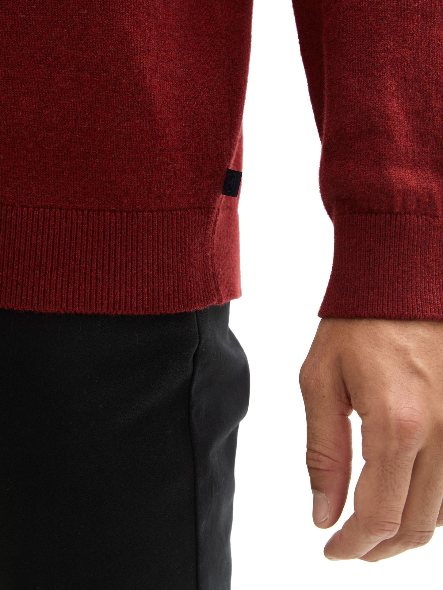 Tom Tailor Herren Strickpullover rot