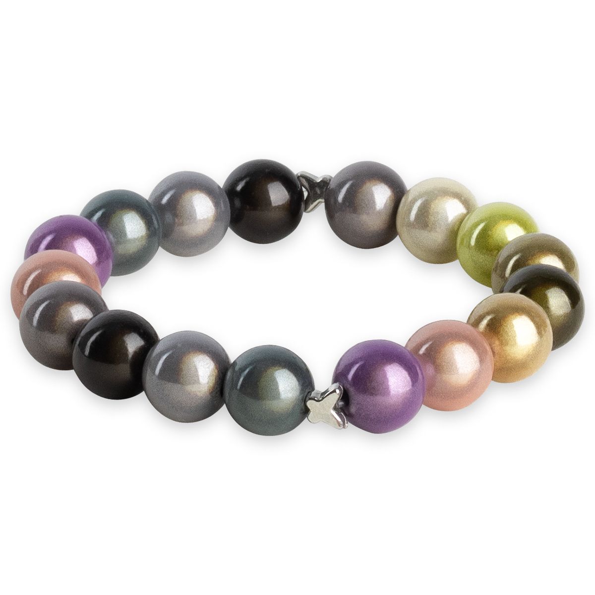 Ella in Love Damen Perlenarmband bunt