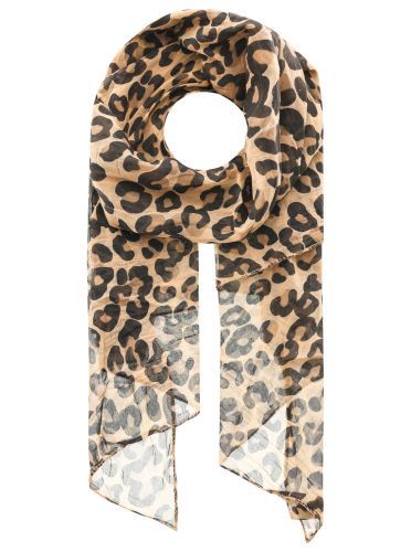 Zwillingsherz Damen Schal Leo beige