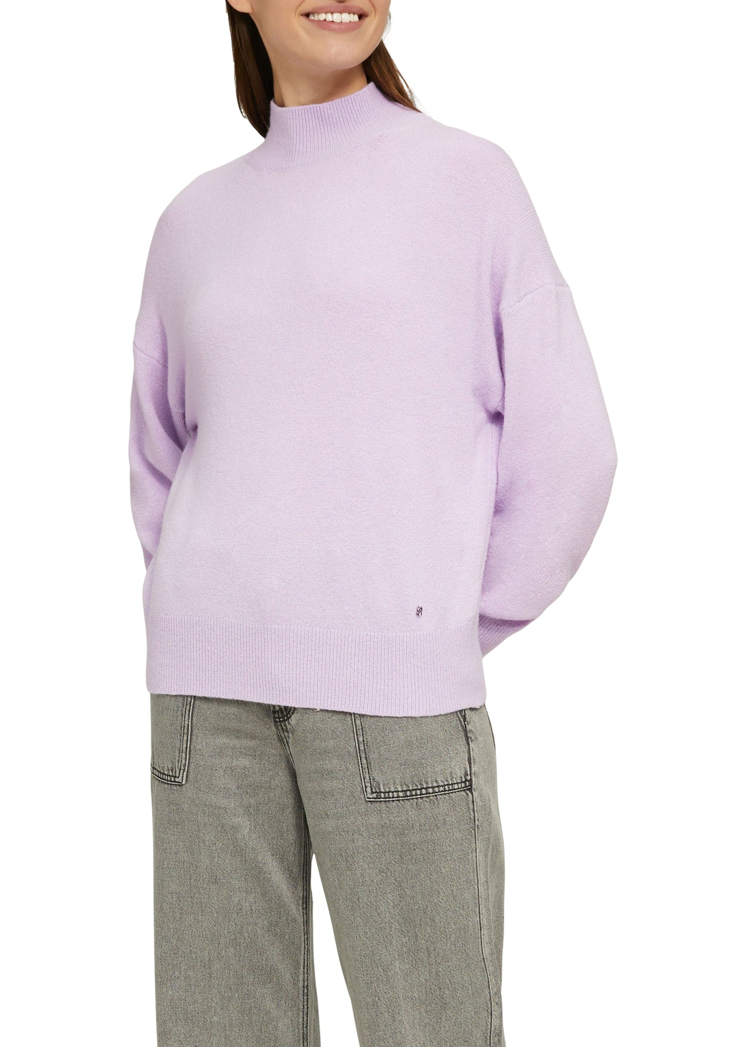 s. Oliver Damen Strickpullover violett