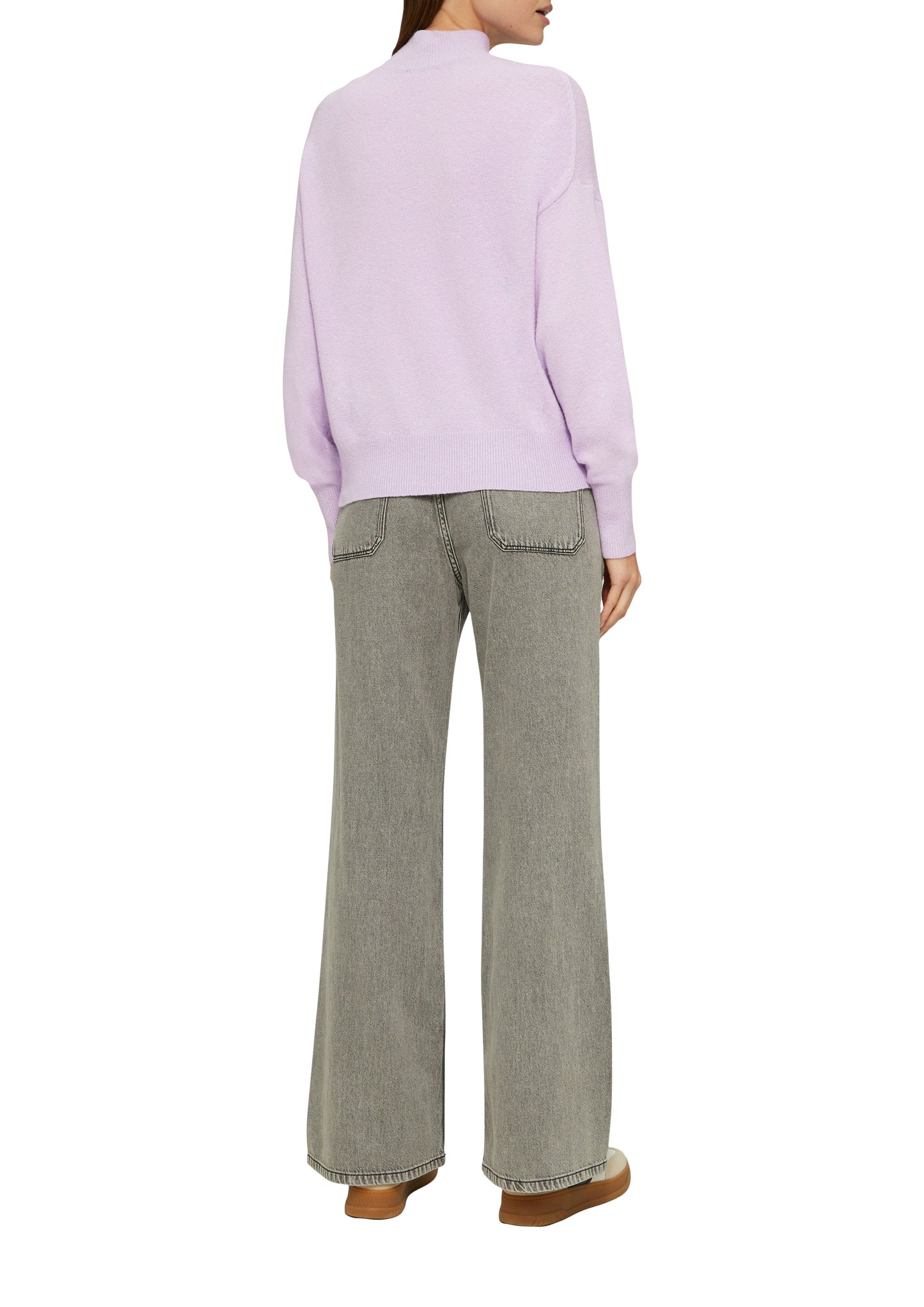 s. Oliver Damen Strickpullover violett