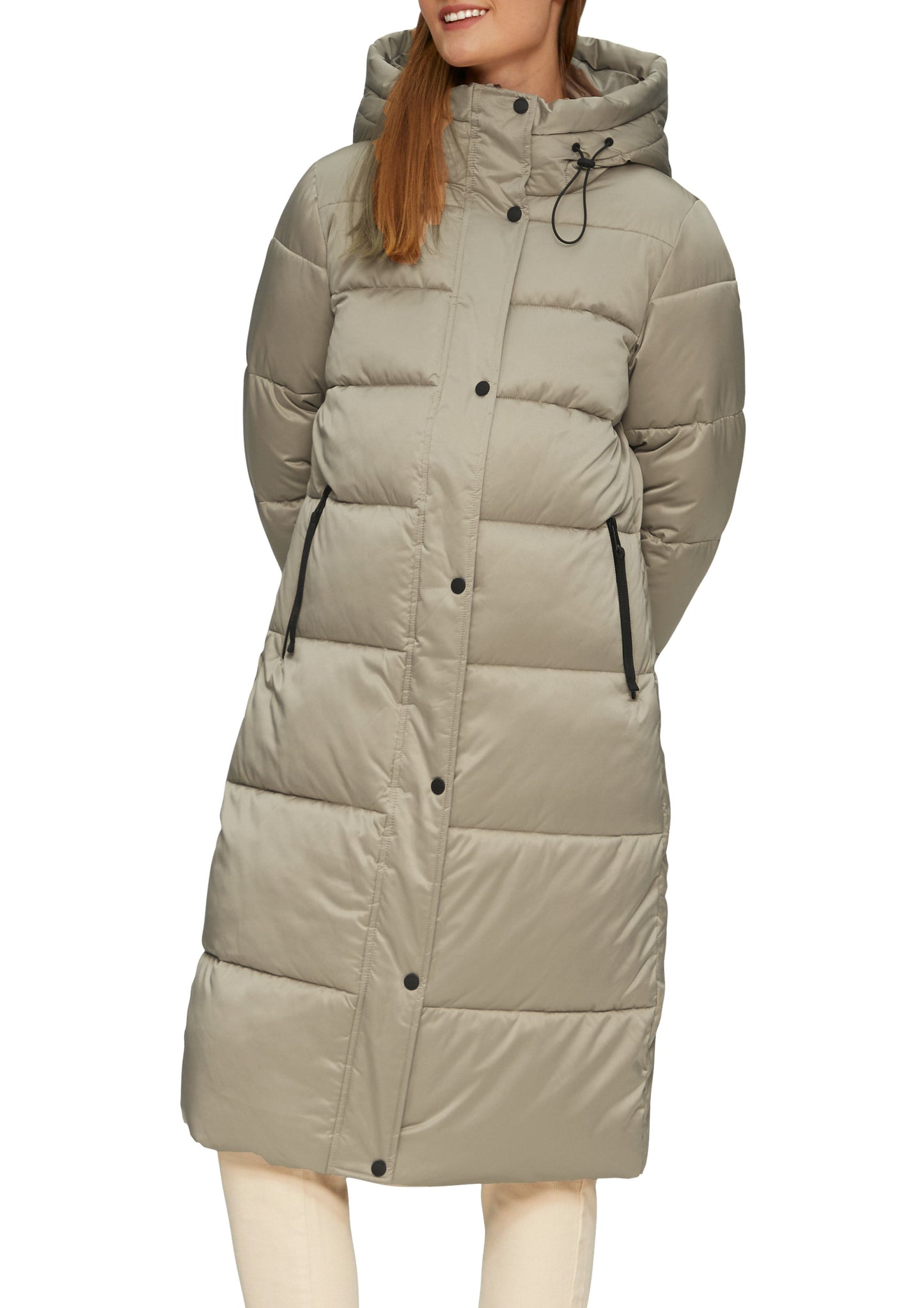 s. Oliver Damen Outdoor-Mantel beige