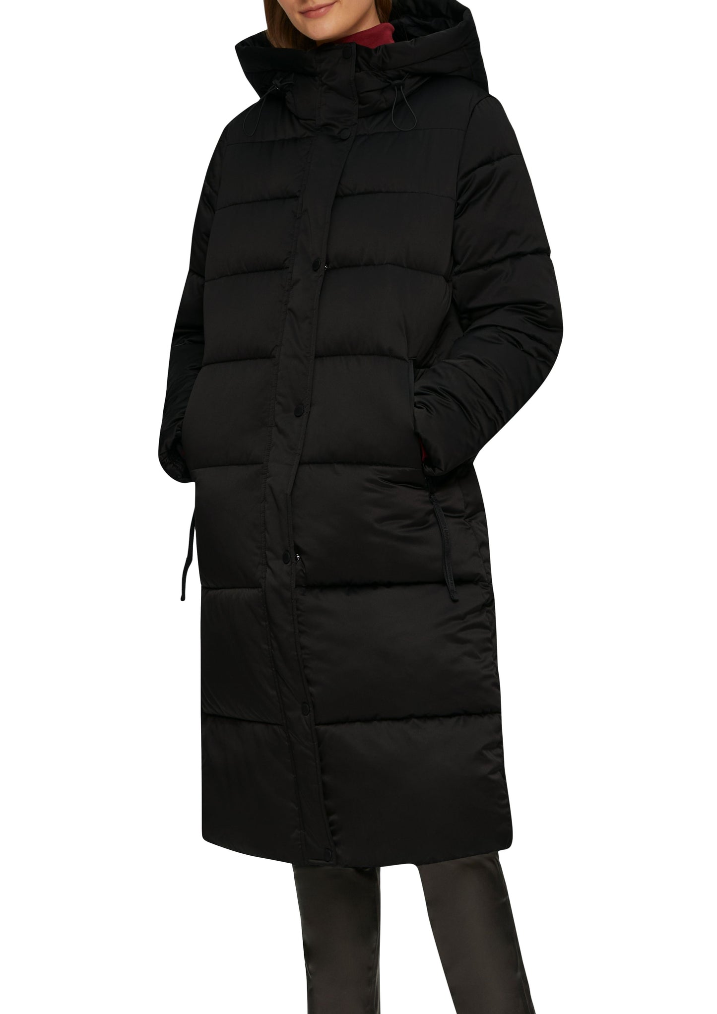 s.Oliver Damen Puffermantel schwarz