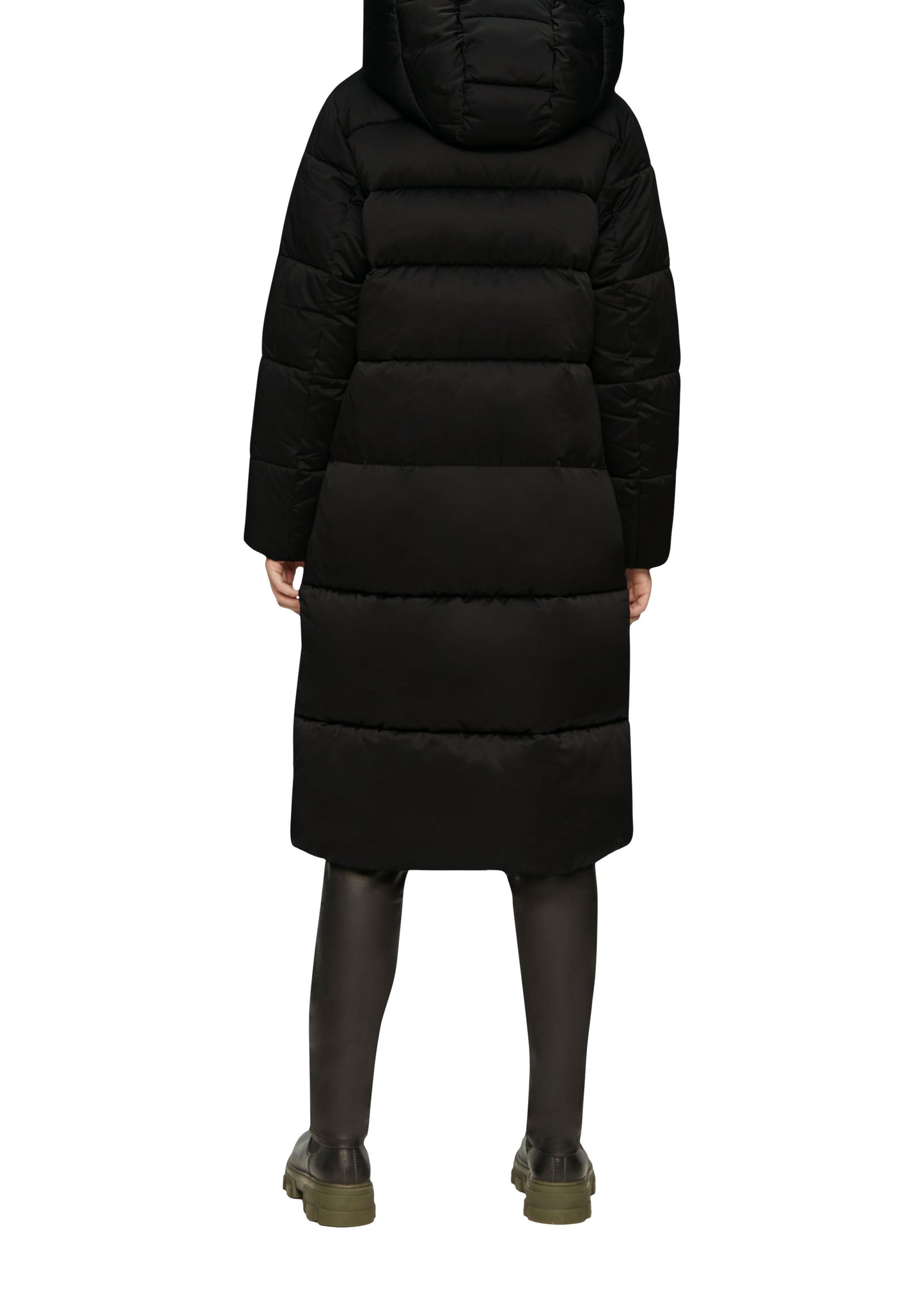 s.Oliver Damen Puffermantel schwarz