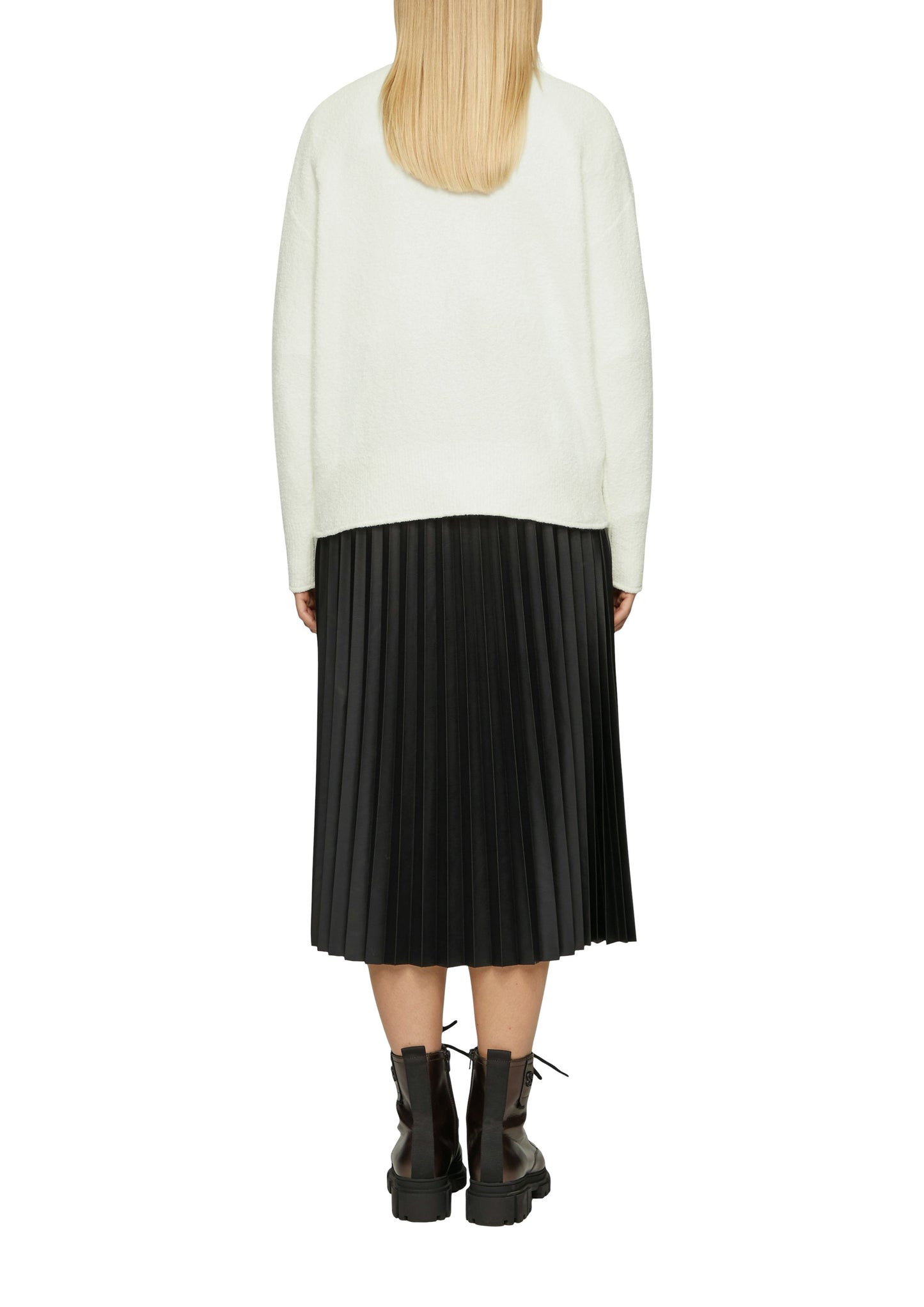 s. Oliver Damen Strickjacke weiß