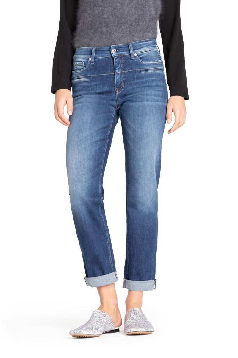 Cambio Damen Jeans Pearlie blau