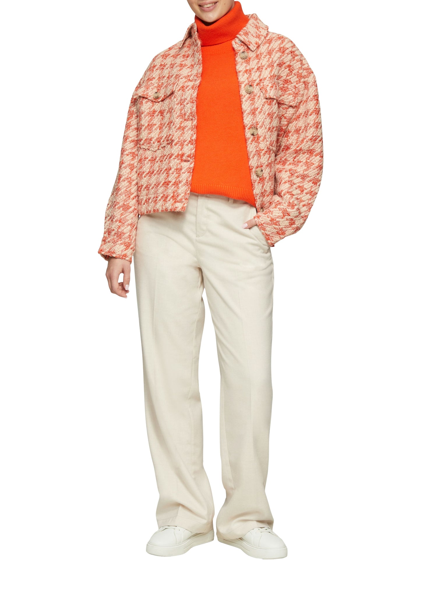 s.Oliver Damen Strickpullover orange