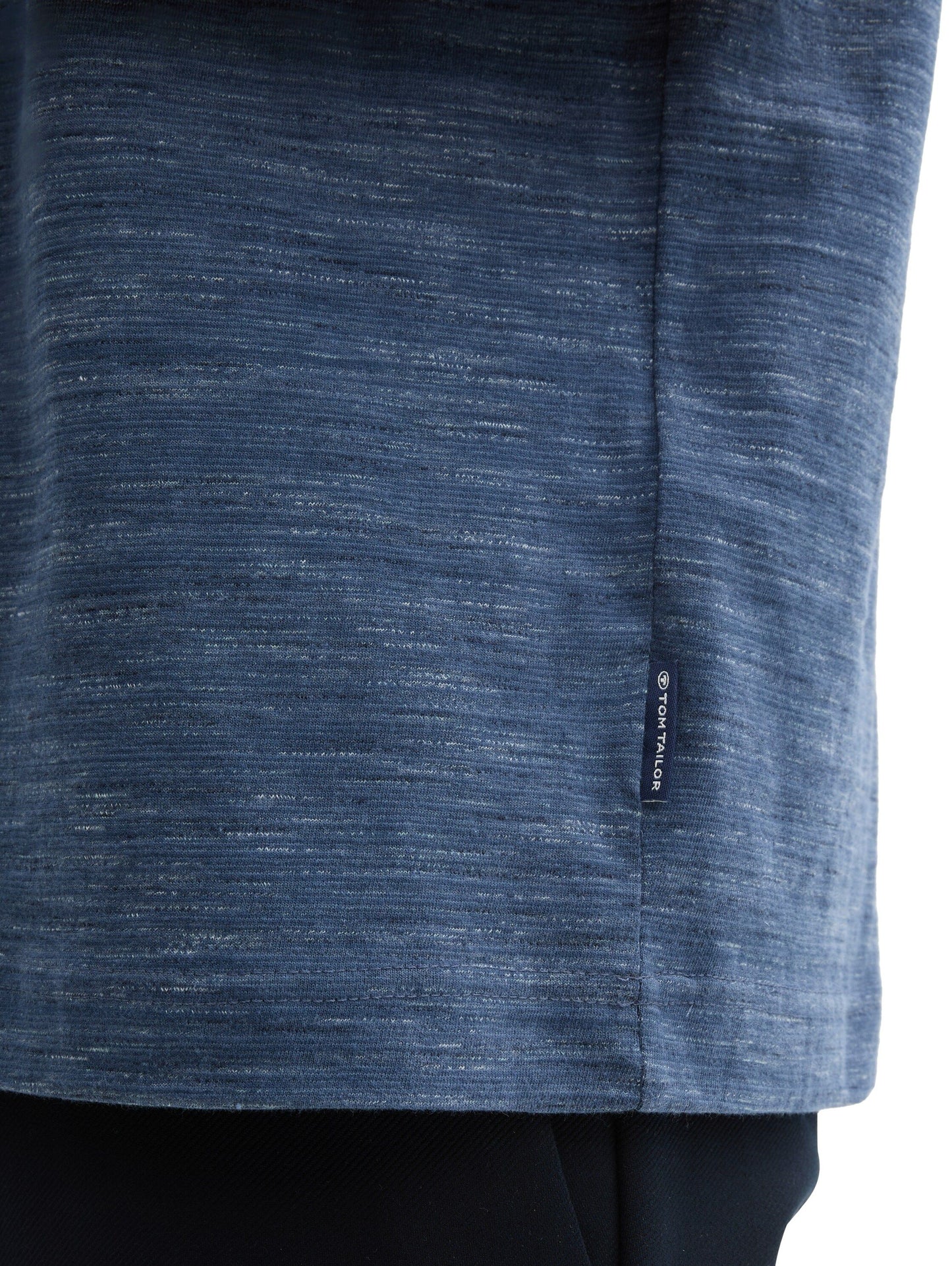 Tom Tailor Herren T-Shirt mit Brusttasche blau