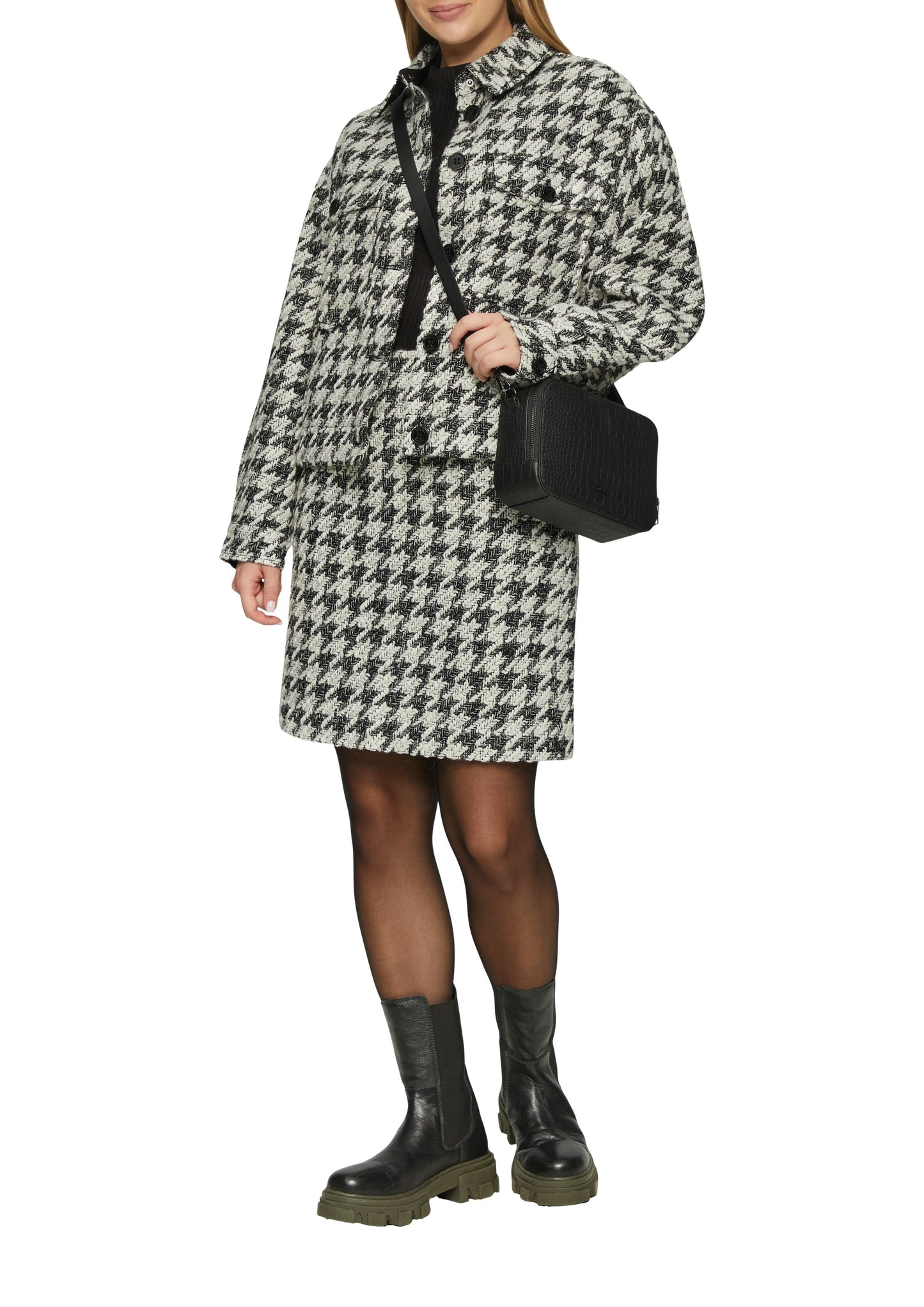 s.Oliver – s.Oliver Damen Bouclé-Rock