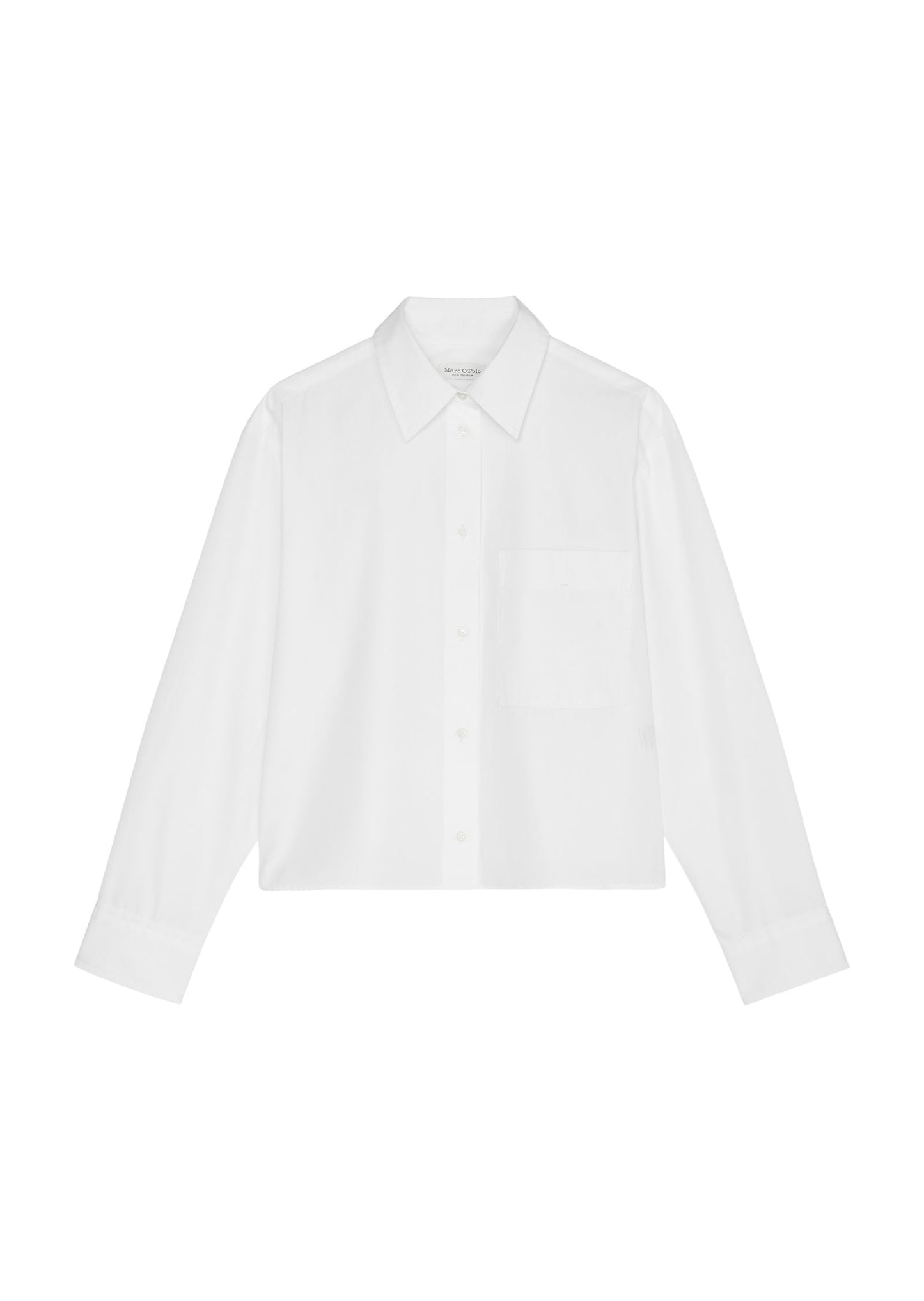 Marc O'Polo – Marc O'Polo Damen Langarm-Bluse cropped