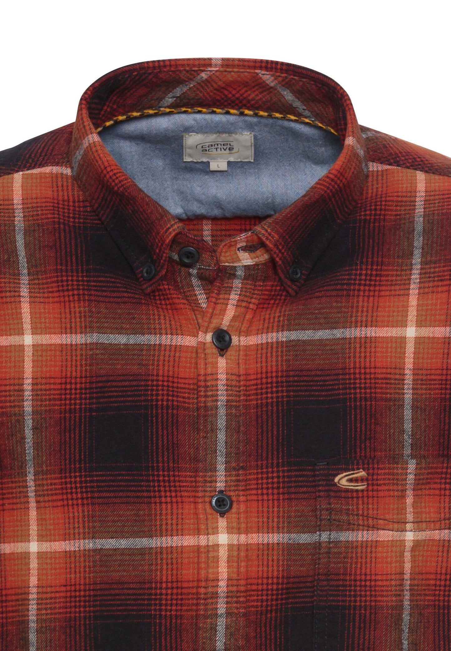 Camel Active Herren Langarmhemd rot