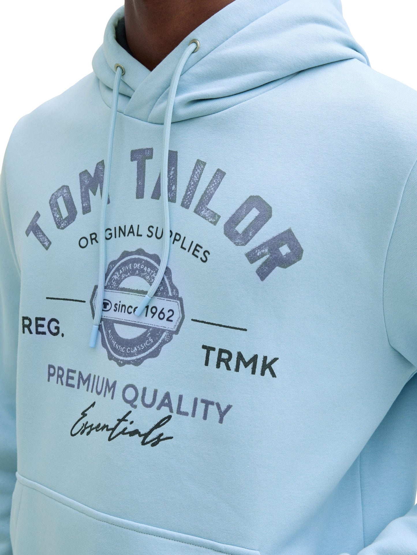 Tom Tailor – Tom Tailor Herren Hoodie mit Logo Print