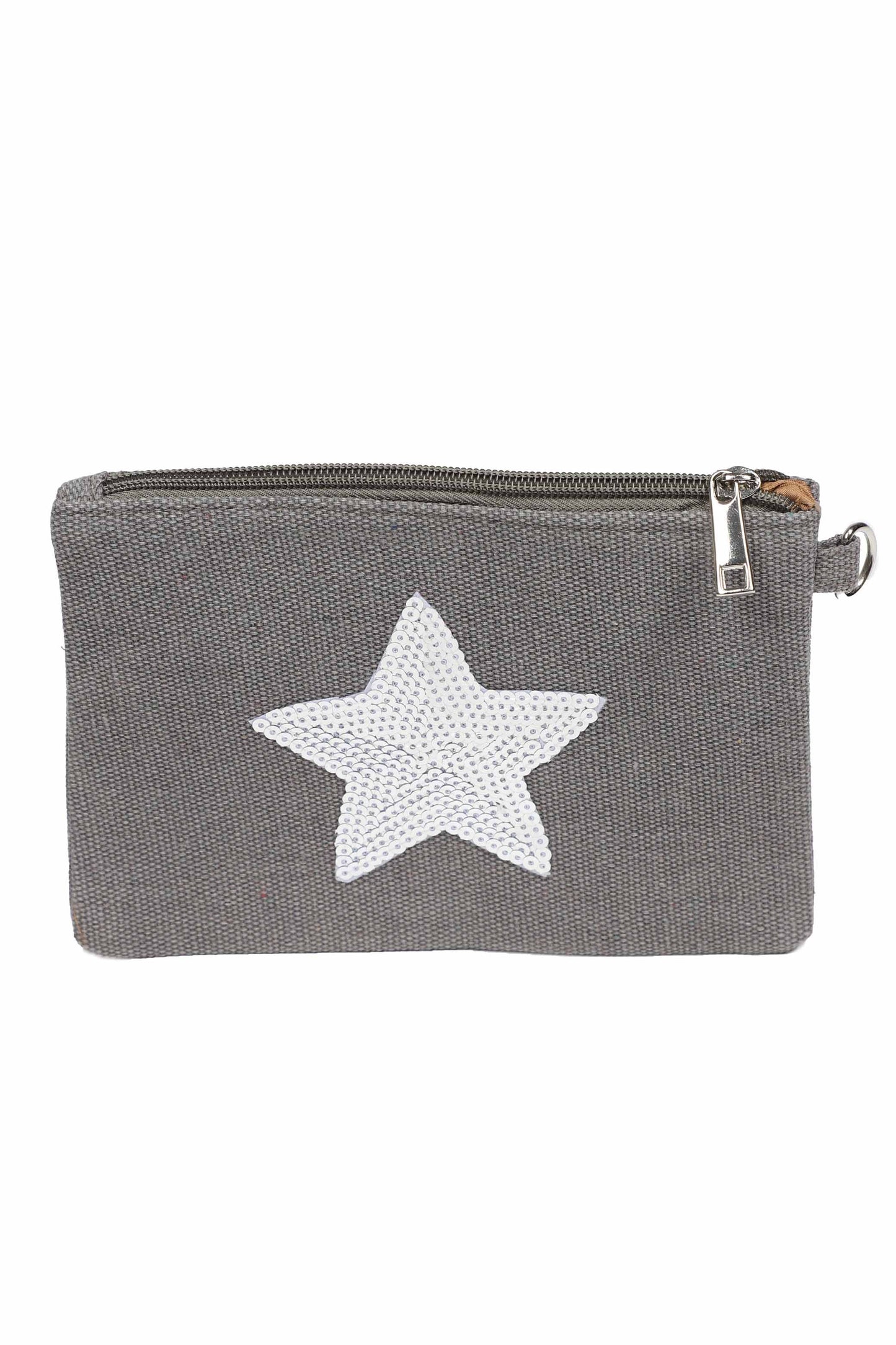 Zwillingsherz Damen Tasche Stern grau