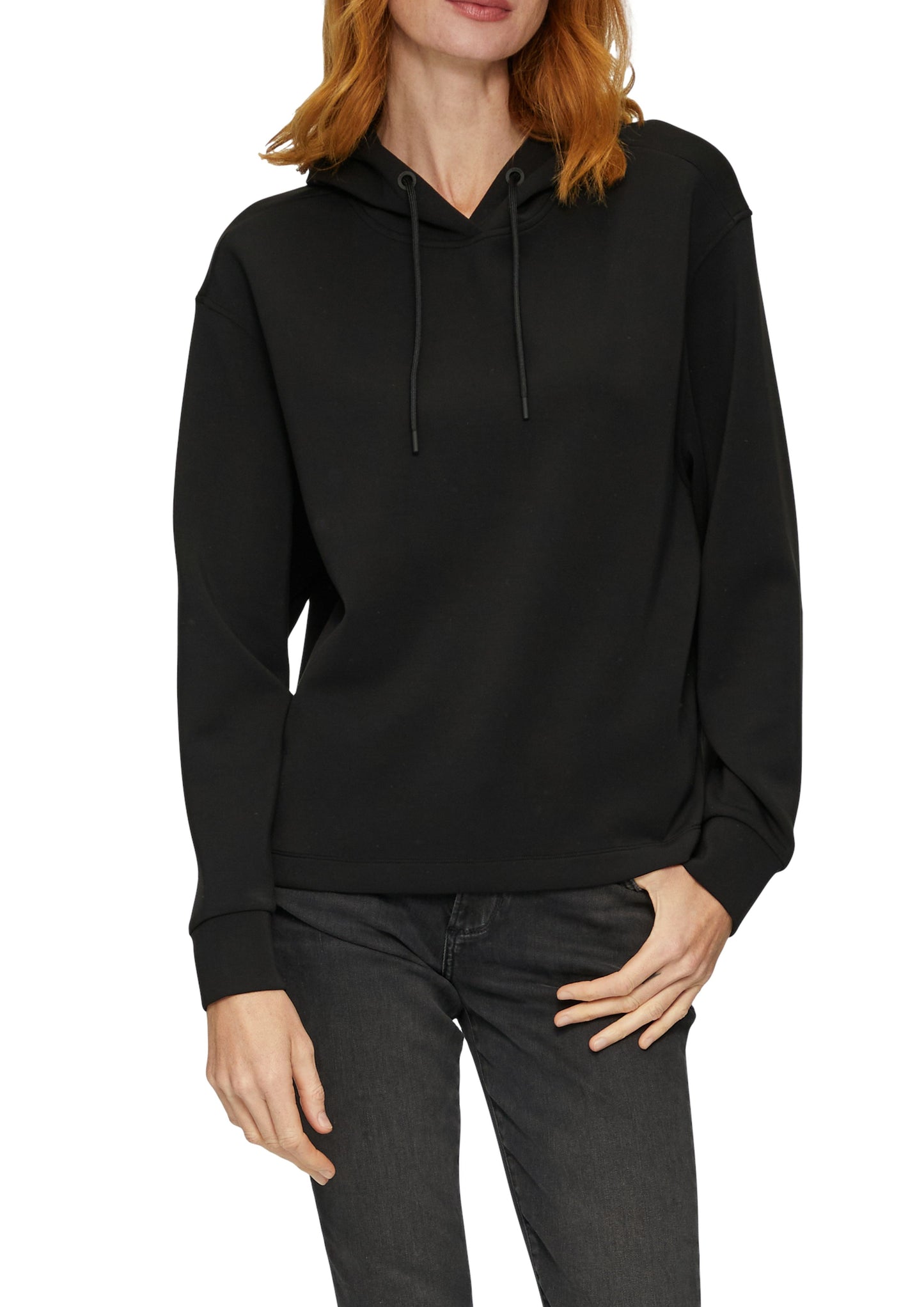 s. Oliver Damen Sweatshirt schwarz