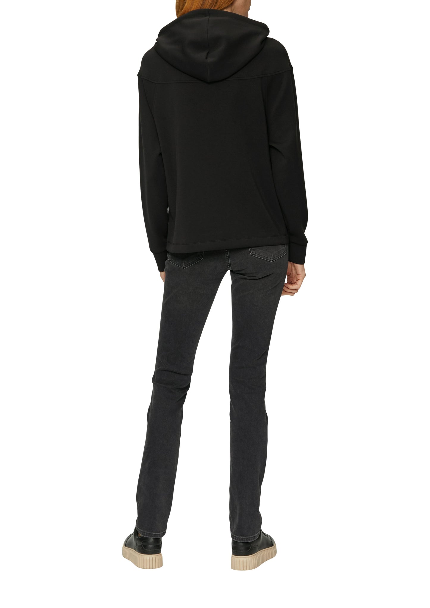 s. Oliver Damen Sweatshirt schwarz
