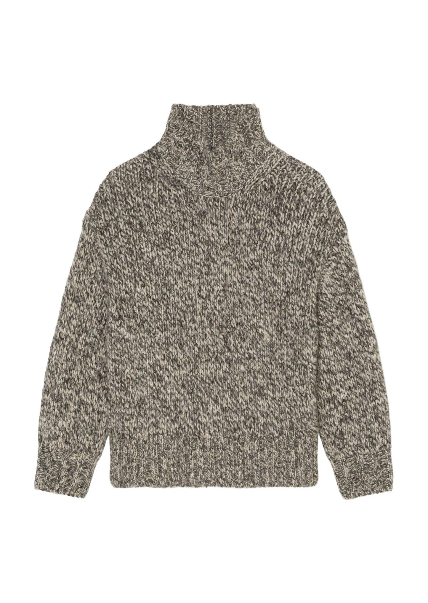 Marc O'Polo Damen Pullover lg. Arm Rollkragen L mehrfarbig