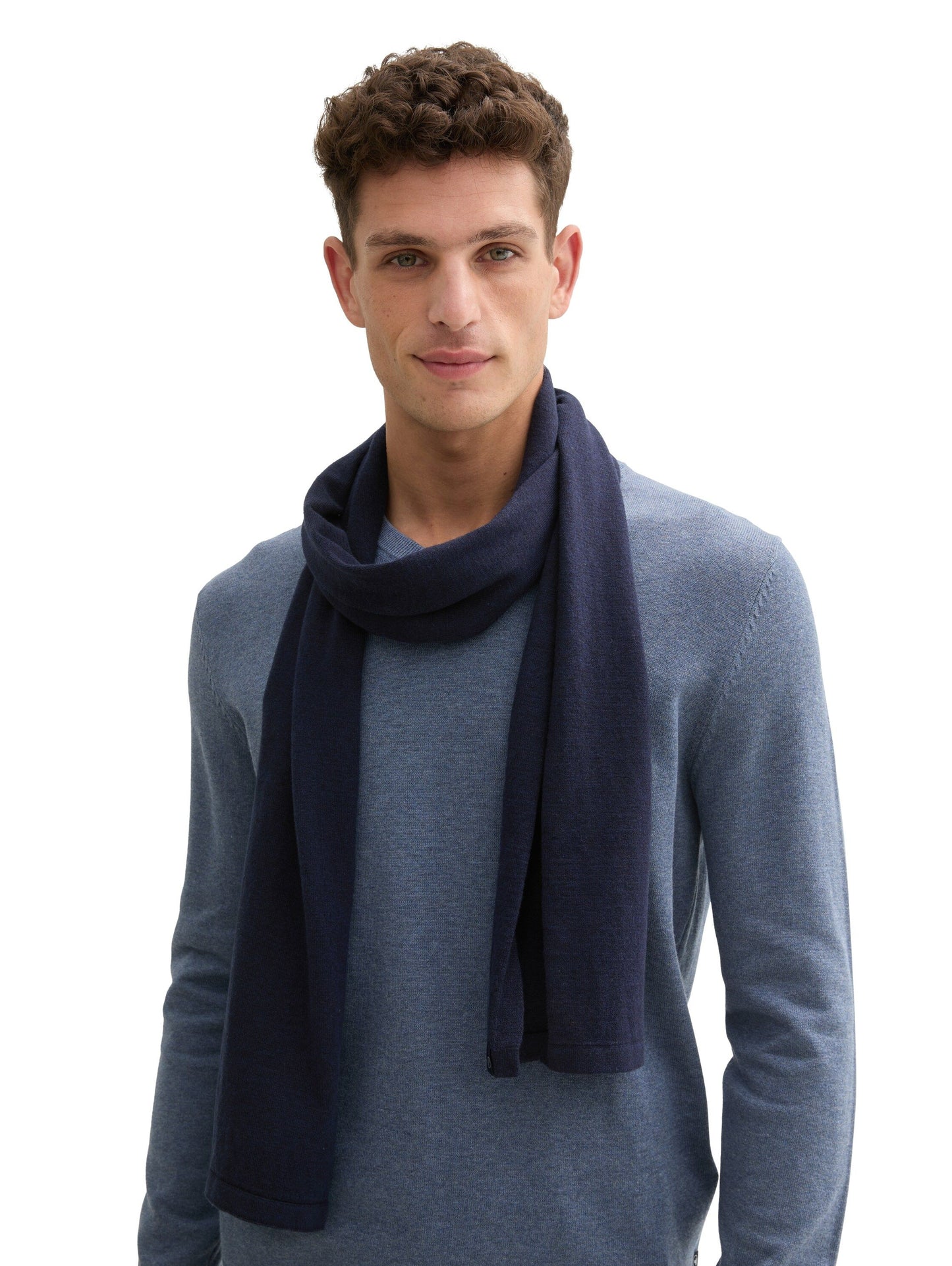 Tom Tailor Herren Schal blau