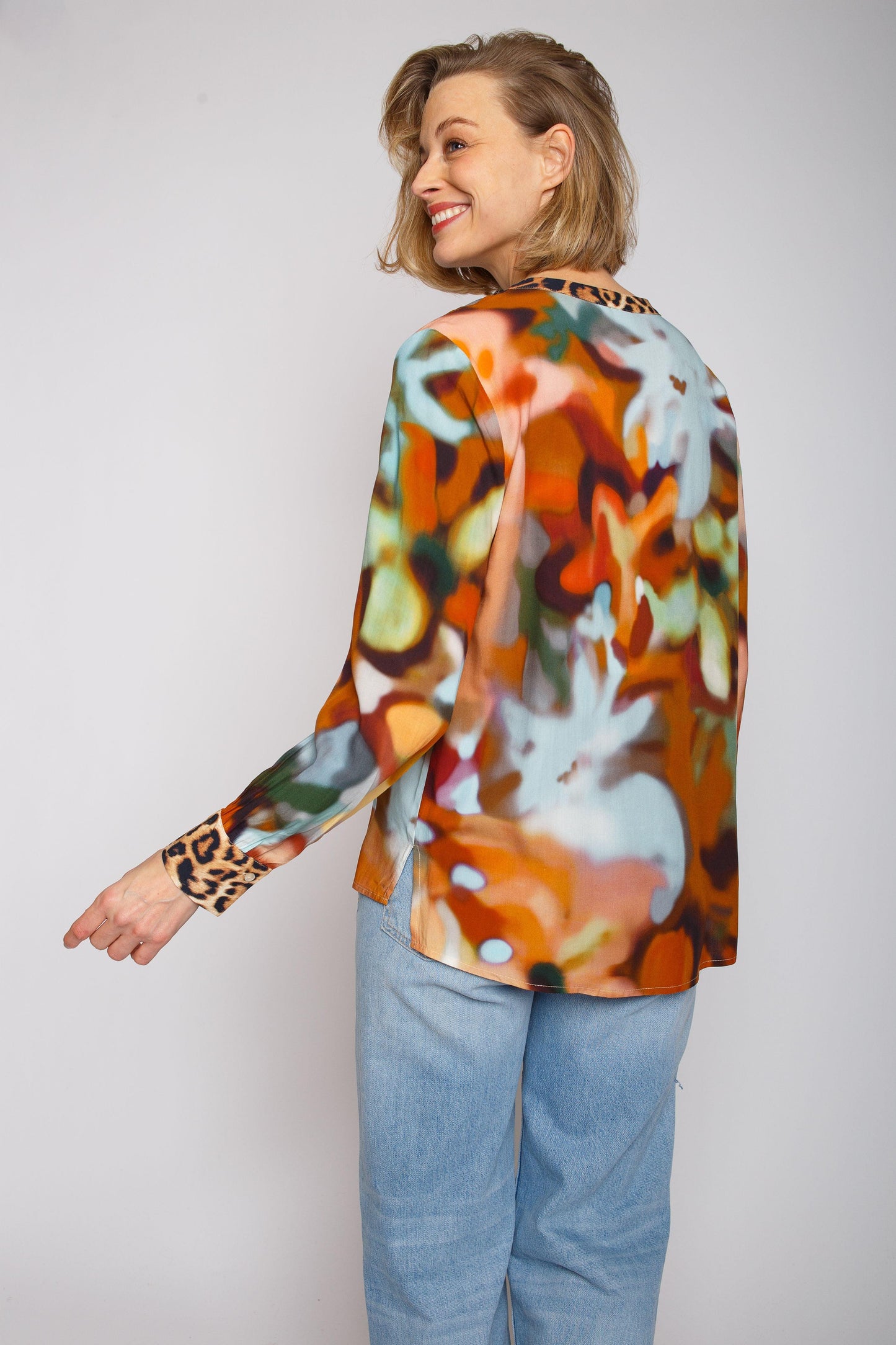 Emily Van den Bergh Damenbluse bunt