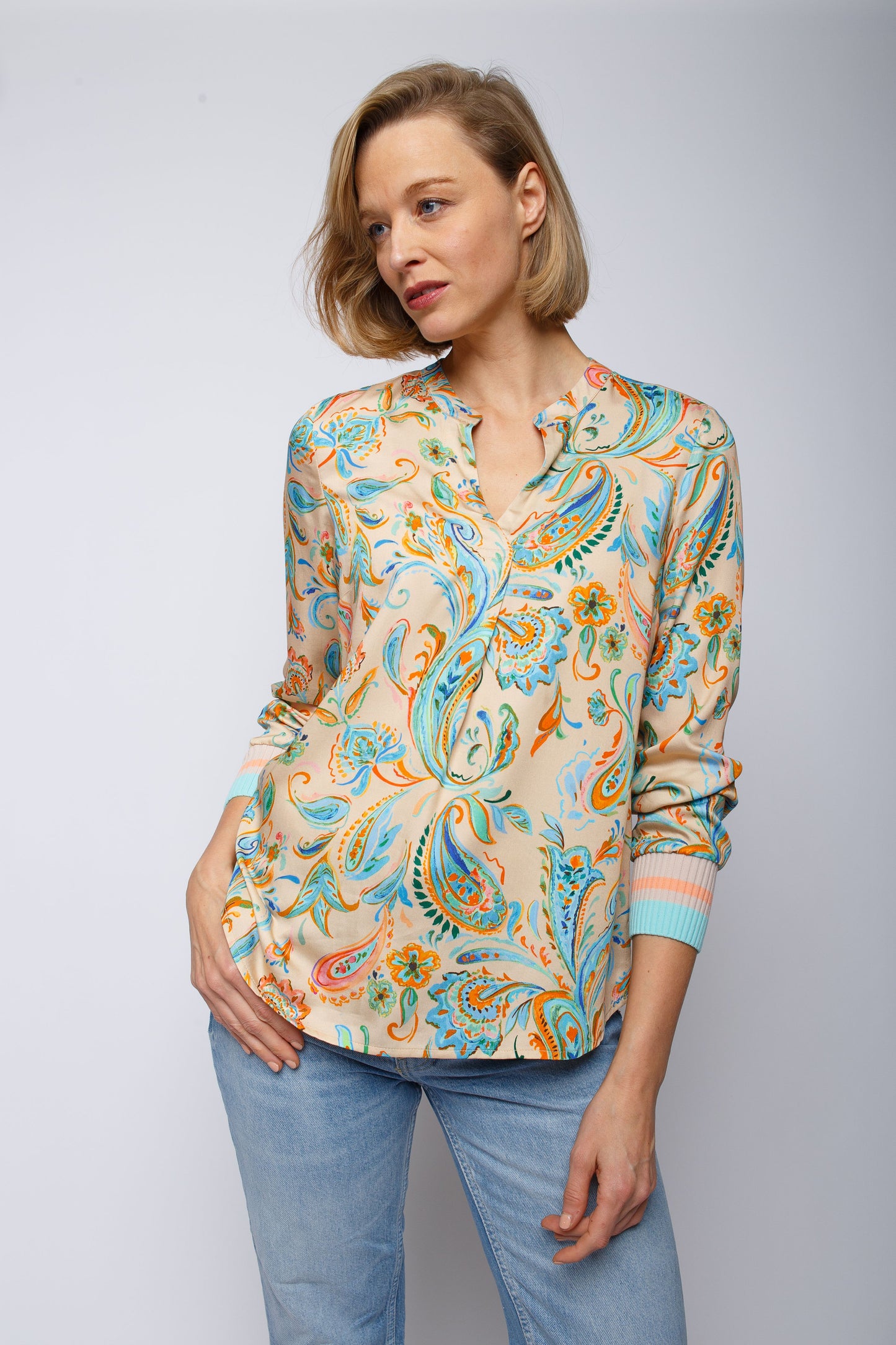 Emily Van den Bergh Damenbluse orange