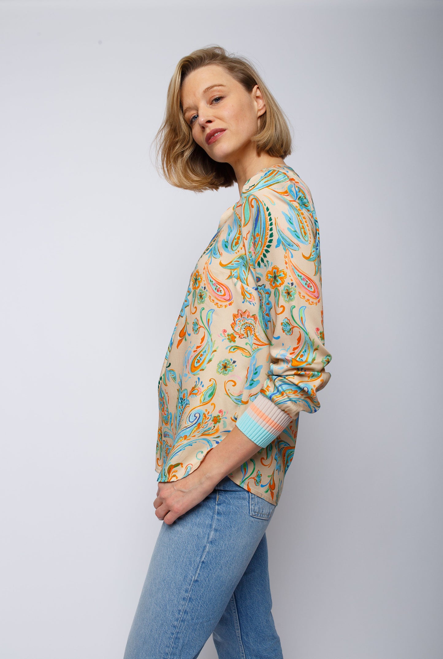 Emily Van den Bergh Damenbluse orange