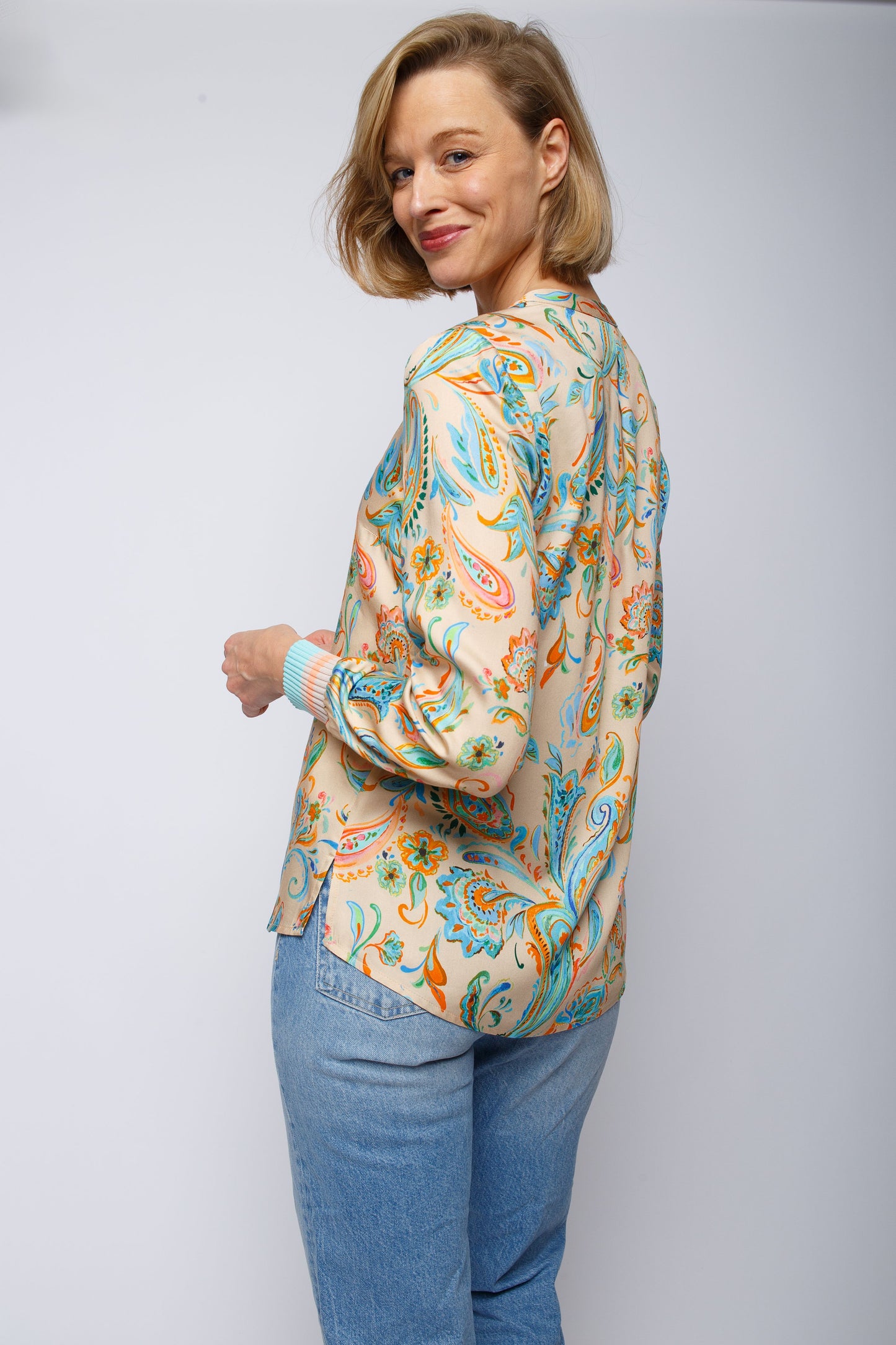 Emily Van den Bergh Damenbluse orange