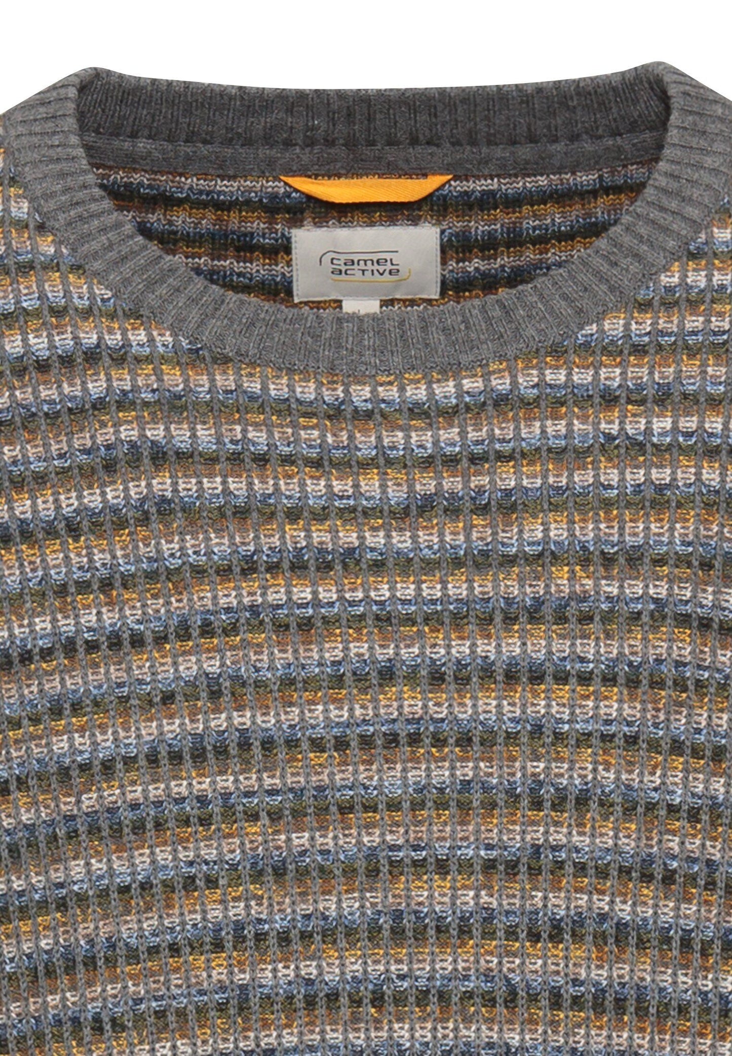 Camel Active Herren Strickpullover grau