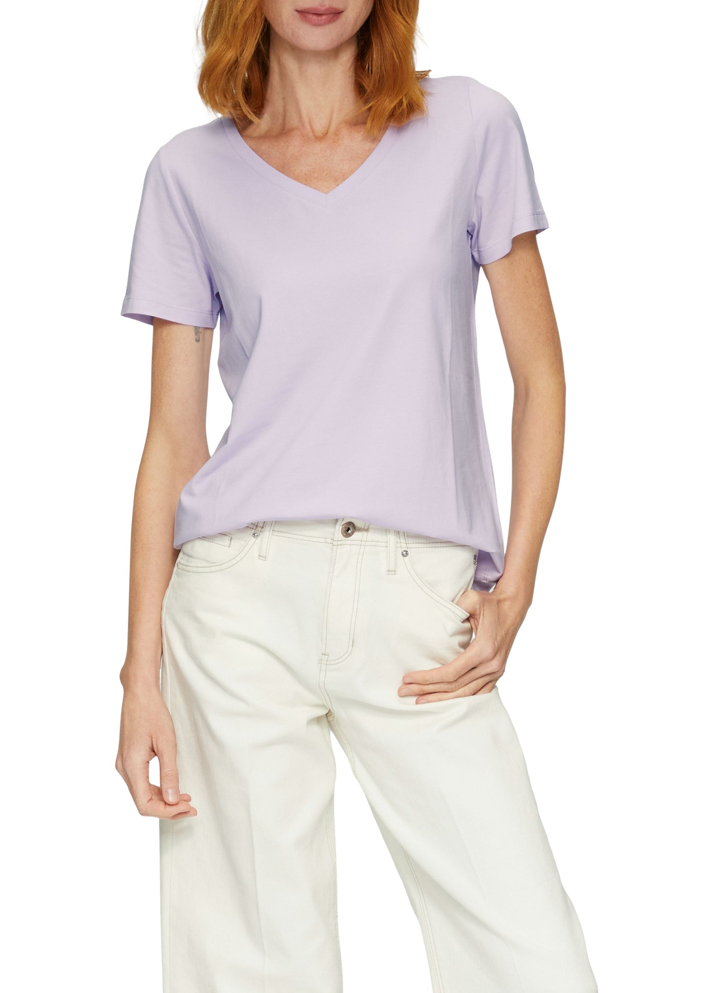 s.Oliver Damen T-Shirt violett