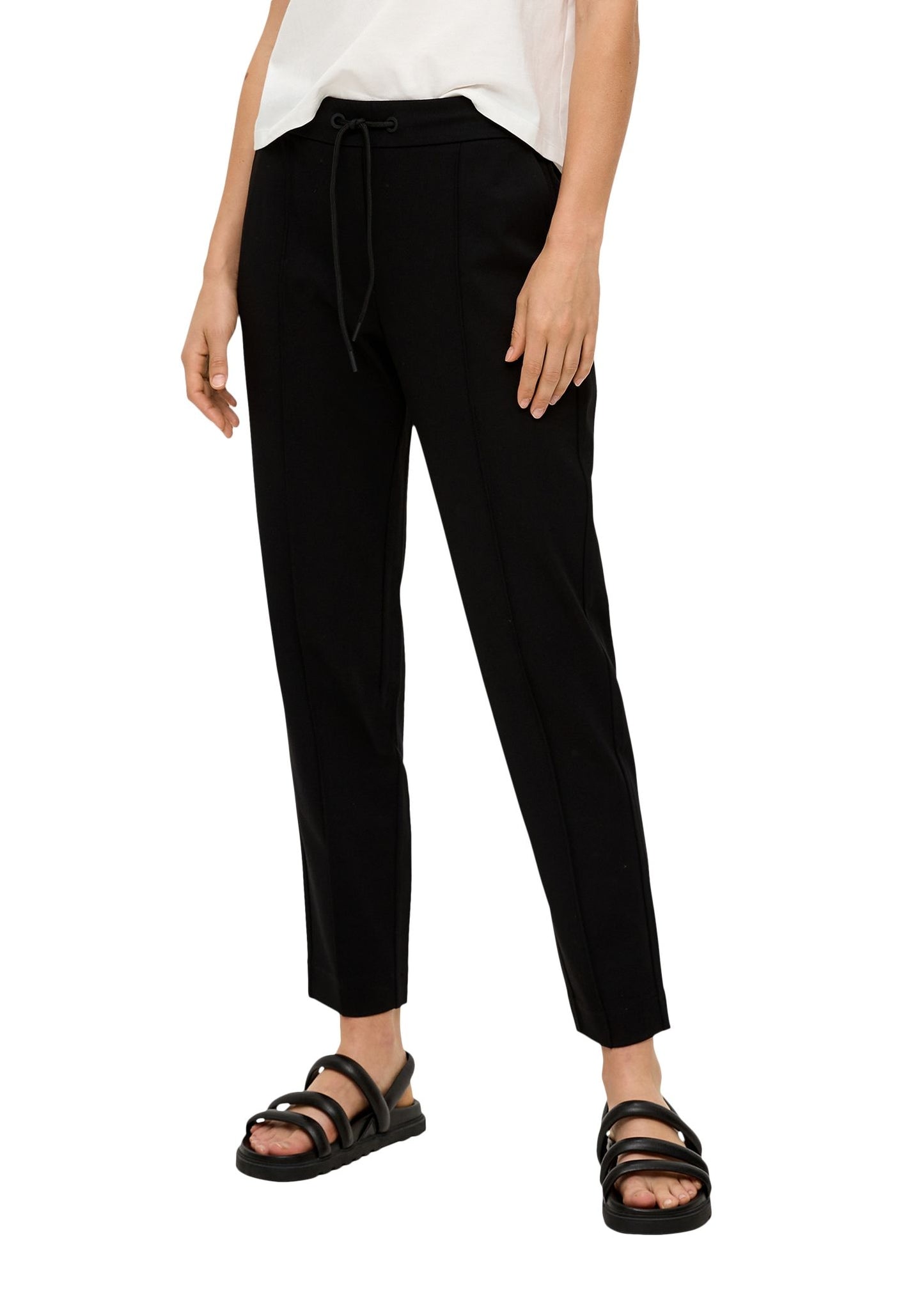 s. Oliver Damen Hose schwarz