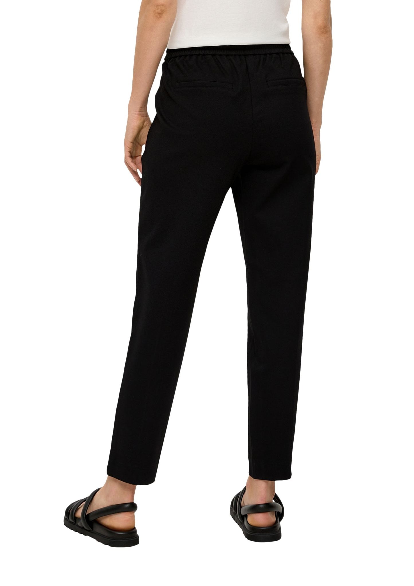 s. Oliver Damen Hose schwarz