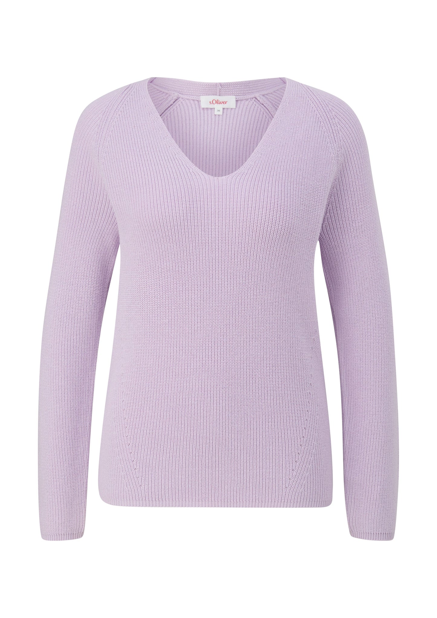 s.Oliver Damen Strickpullover violett