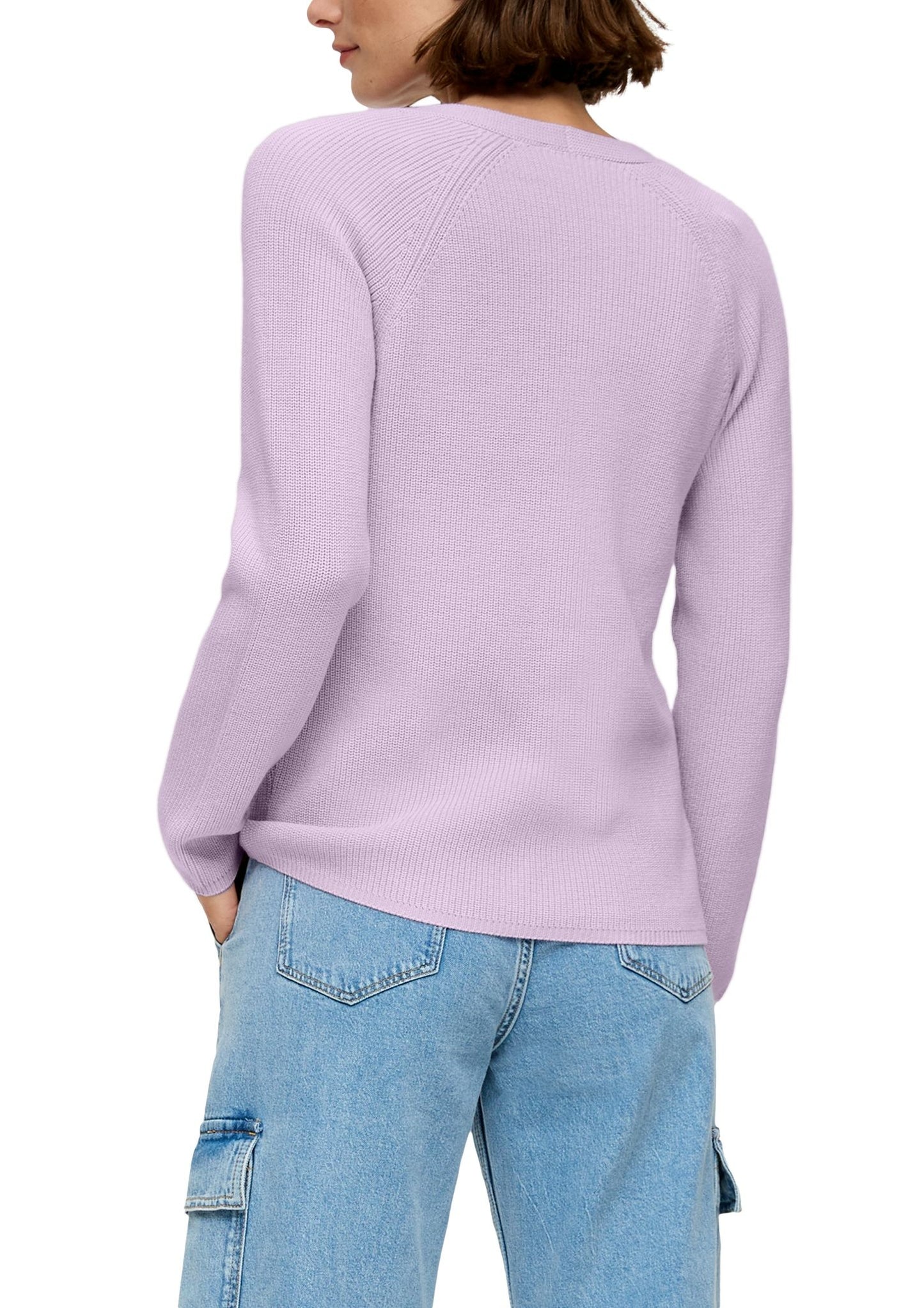s.Oliver Damen Strickpullover violett